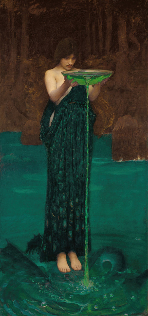 John William Waterhouse — Circe Invidiosa | Fine Art Print
