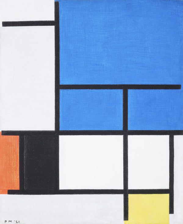 Piet Mondrian — Composition with Large Blue Plane | Fine Art Print