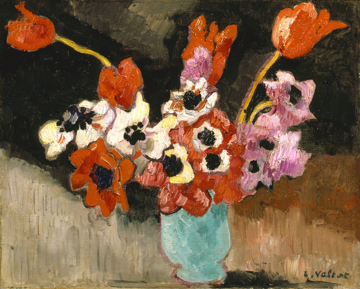 Louis Valtat — Blue Vase, Anemones | Fauvist Fine Art Print