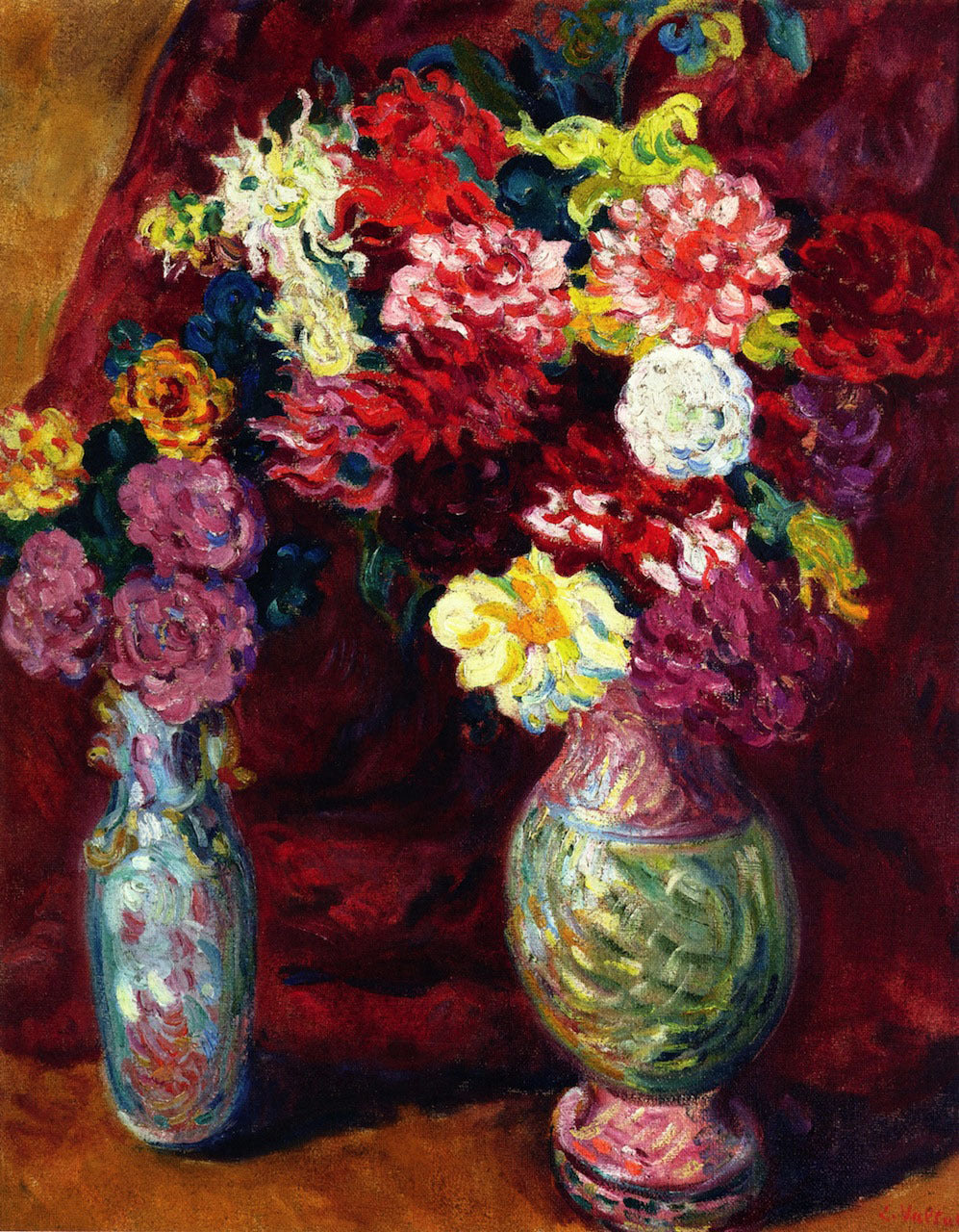 Louis Valtat — Two Vases of Flowers | Fine Art Print