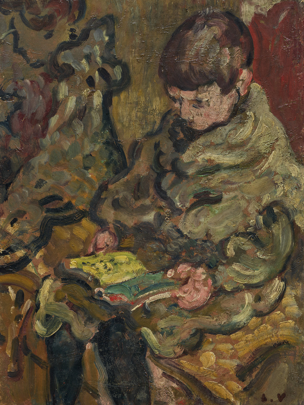 Louis Valtat — Garçon lisant | Fauvist Fine Art Print