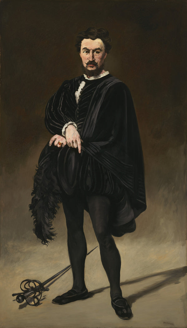Édouard Manet — The Tragic Actor (Rouviere as Hamlet) | Fine Art Print