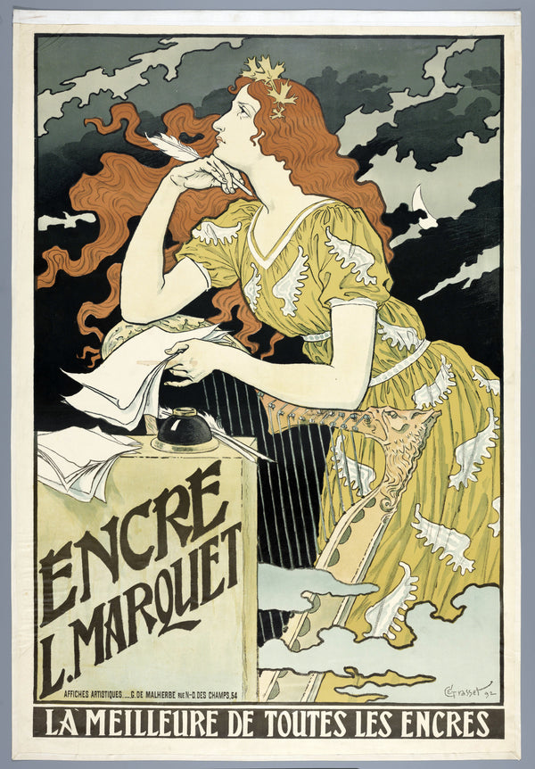 Eugène Grasset — Encre L. Marquet | Vintage Poster Print