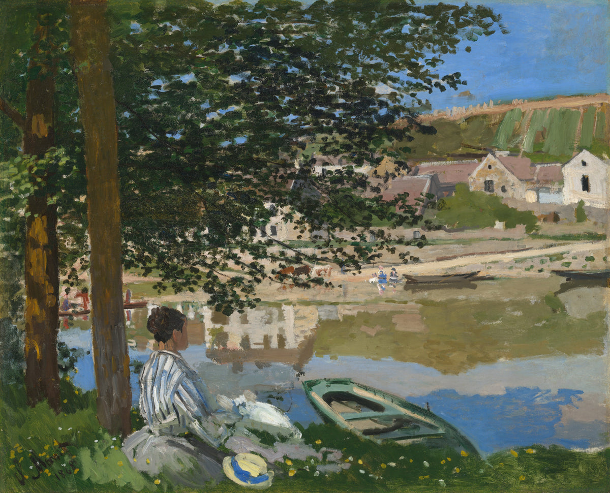 Claude Monet — On the Bank of the Seine, Bennecourt | Fine Art Print