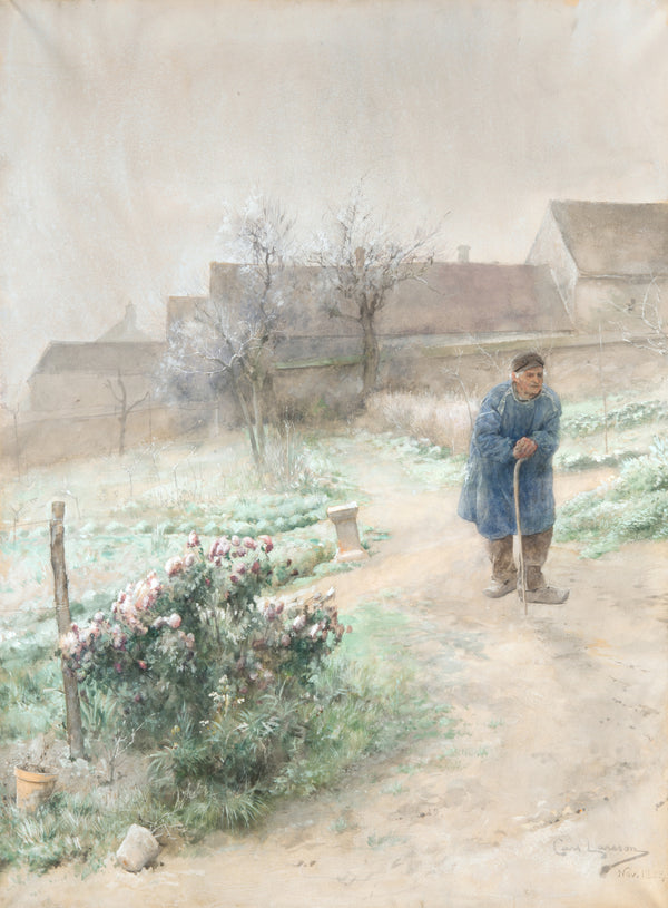 Carl Larsson — November | Swedish Watercolour Print