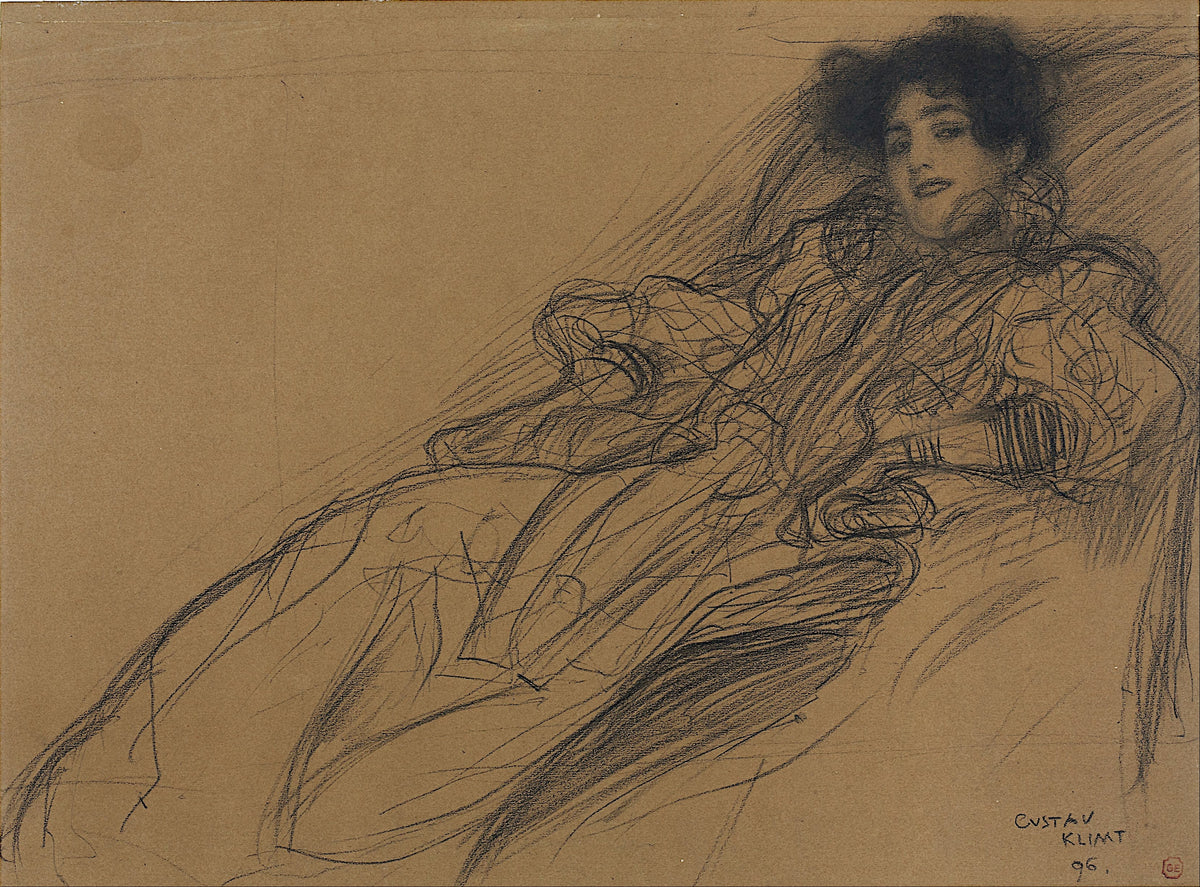 Gustav Klimt — Young Woman in an Armchair | Fine Art Print