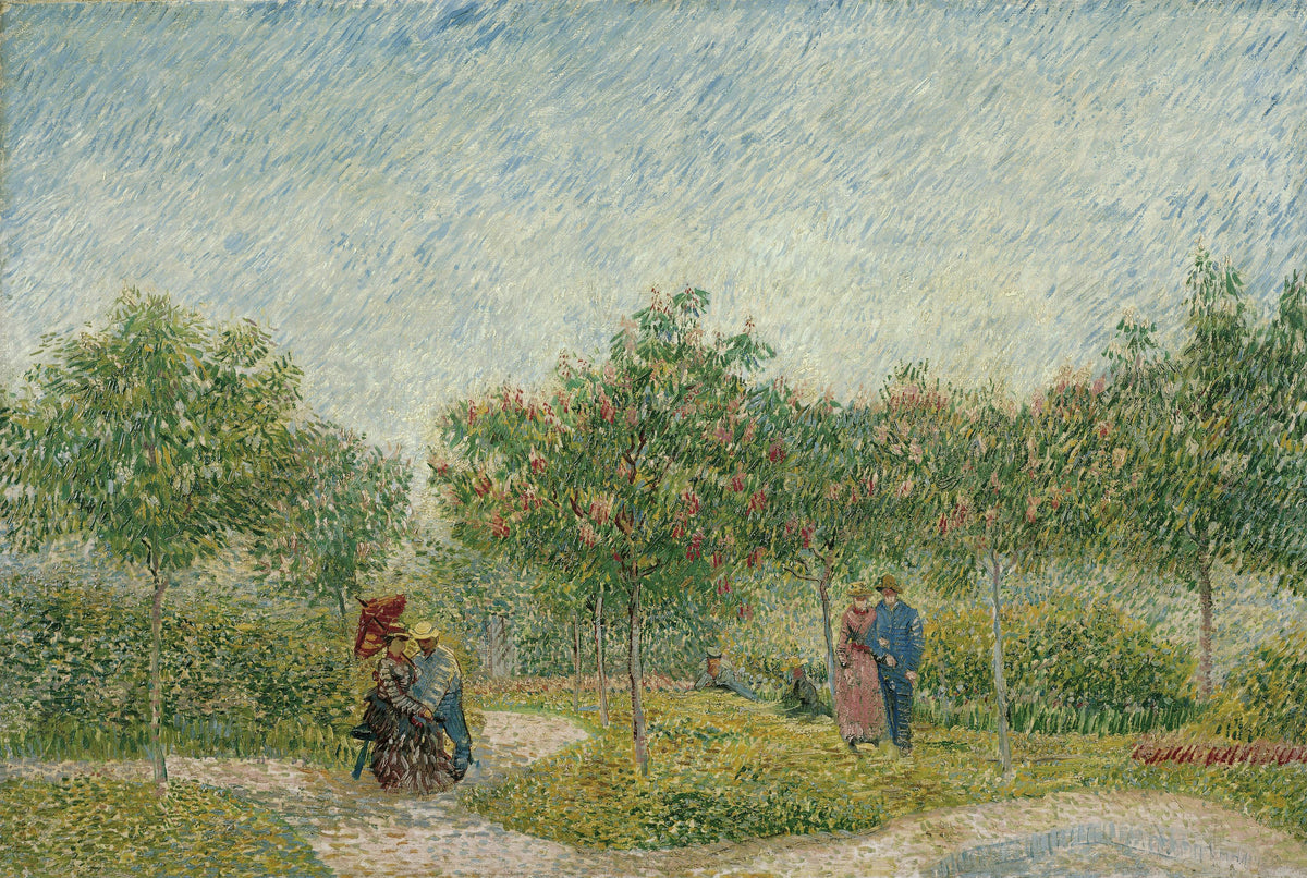 Vincent van Gogh — Garden with Courting Couples: Square Saint-Pierre | Fine Art Print