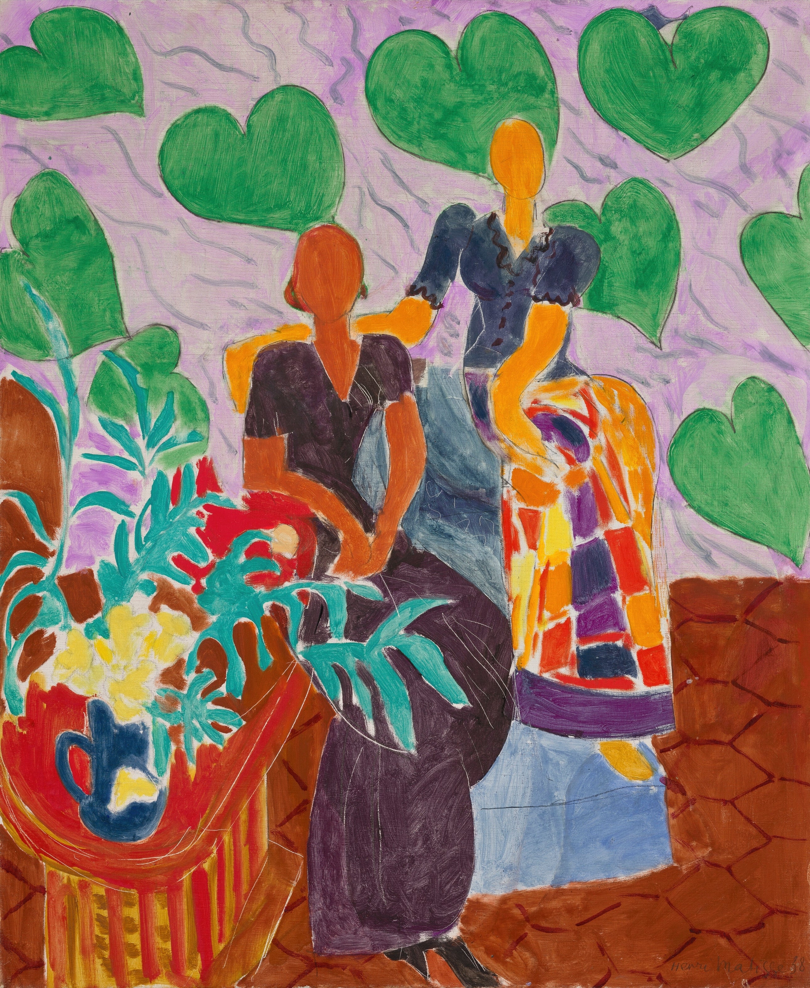 Henri Matisse — Black Dress and Violet Dress | Fine Art Print