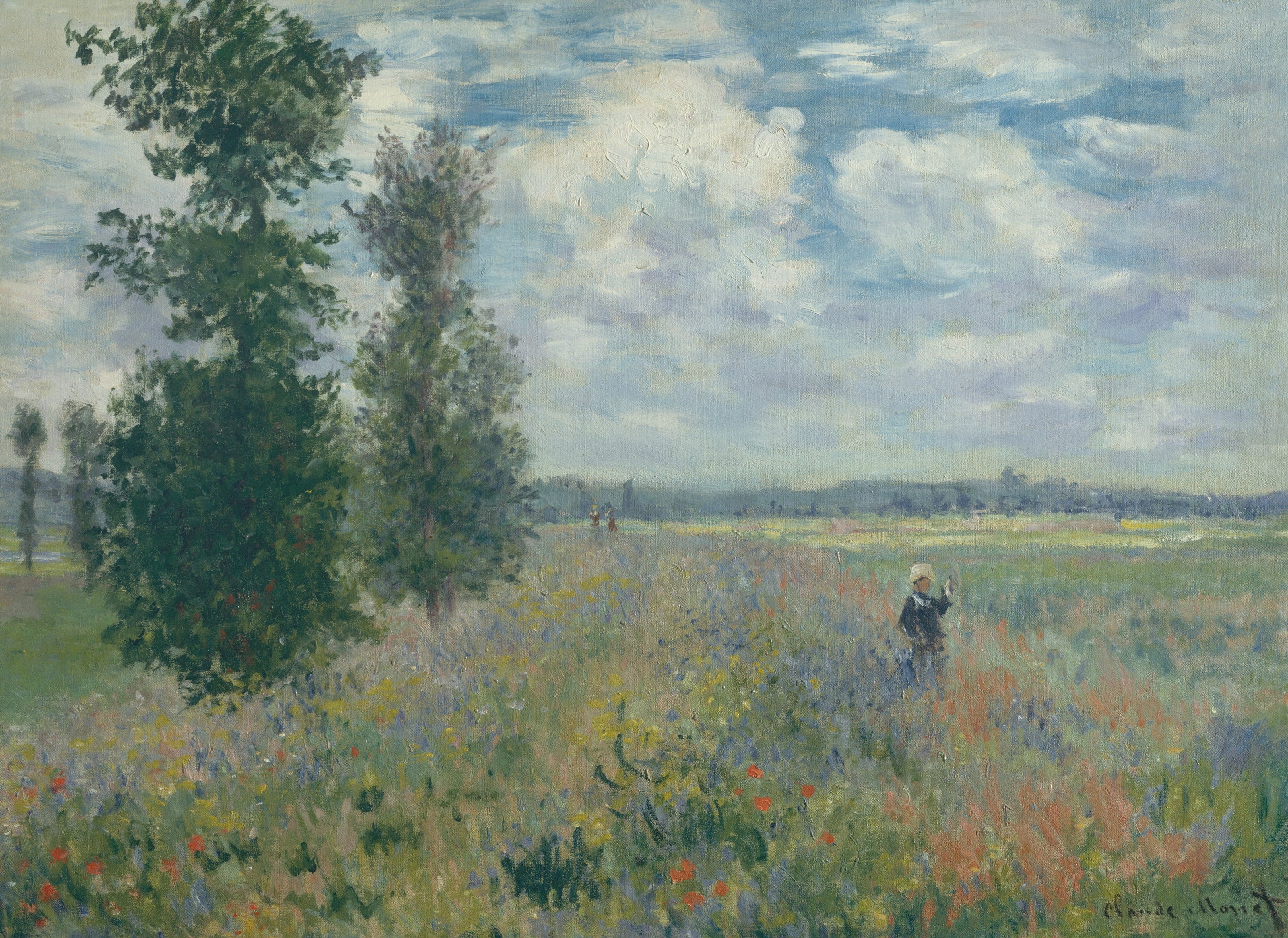 Claude Monet — Poppy Fields near Argenteuil | Fine Art Print