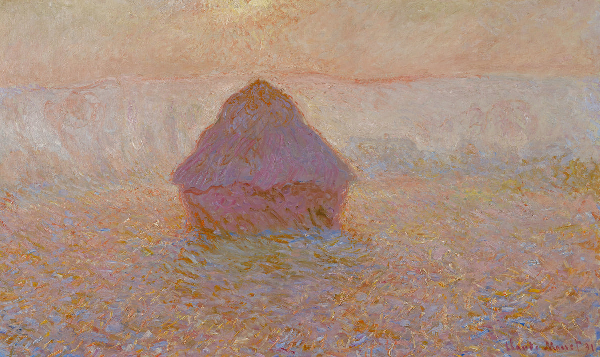 Claude Monet — Grainstack, Sun in the Mist | Fine Art Print