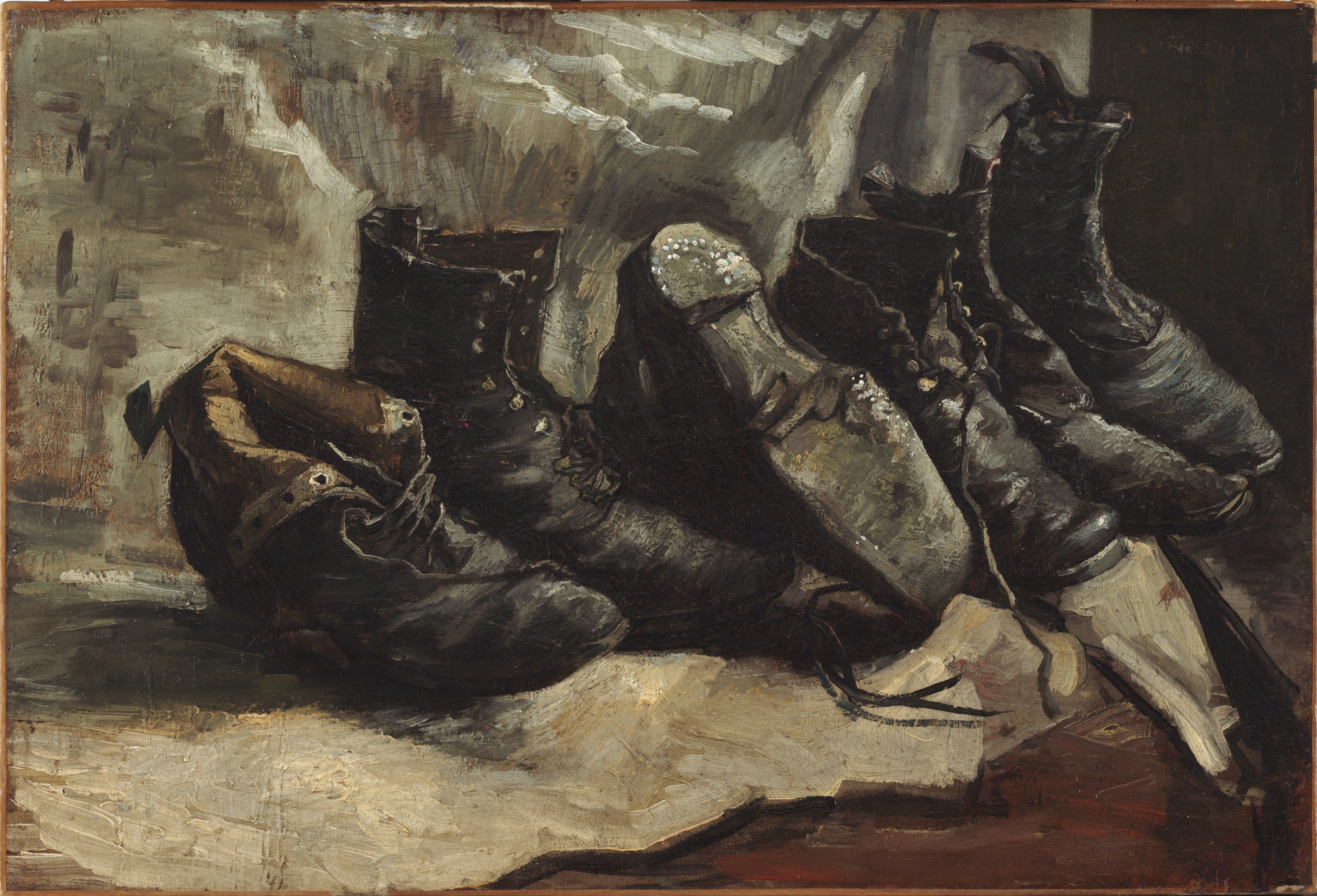 Vincent van Gogh — Three Pairs of Shoes | Fine Art Print