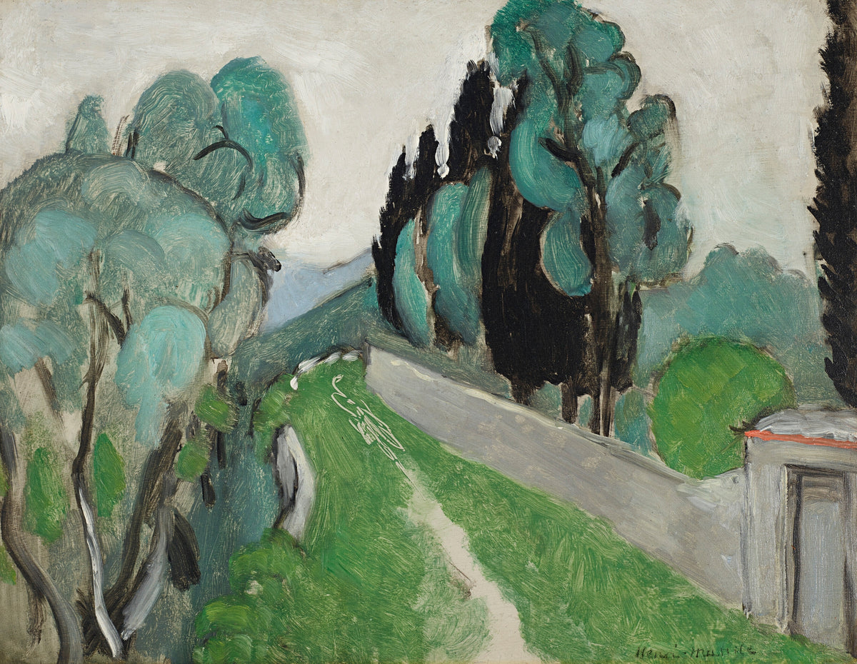 Henri Matisse — Landscape with Cypresses and Olive Trees near Nice | Fine Art Print