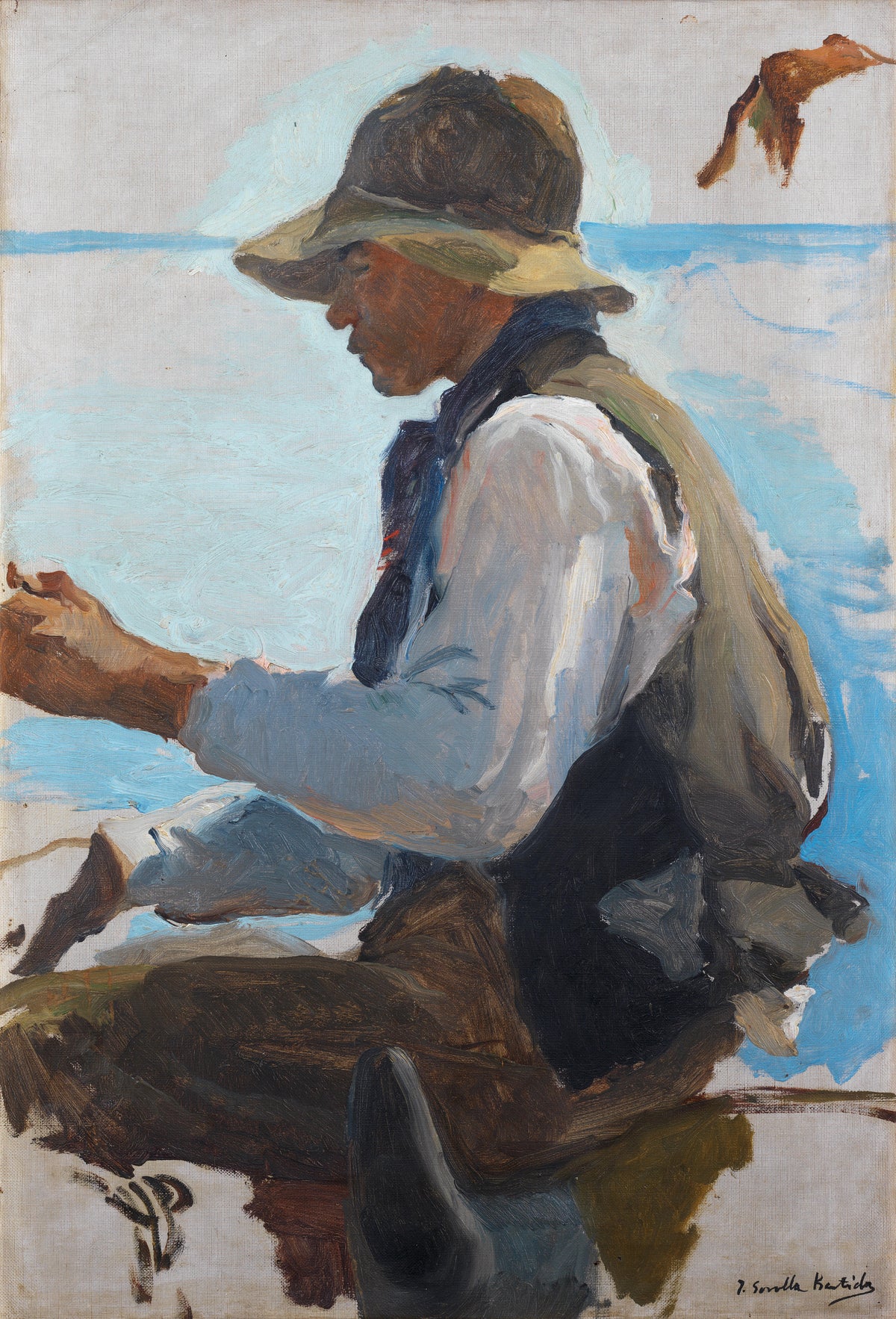 Joaquín Sorolla — Study for The Return from Fishing | Fine Art Print