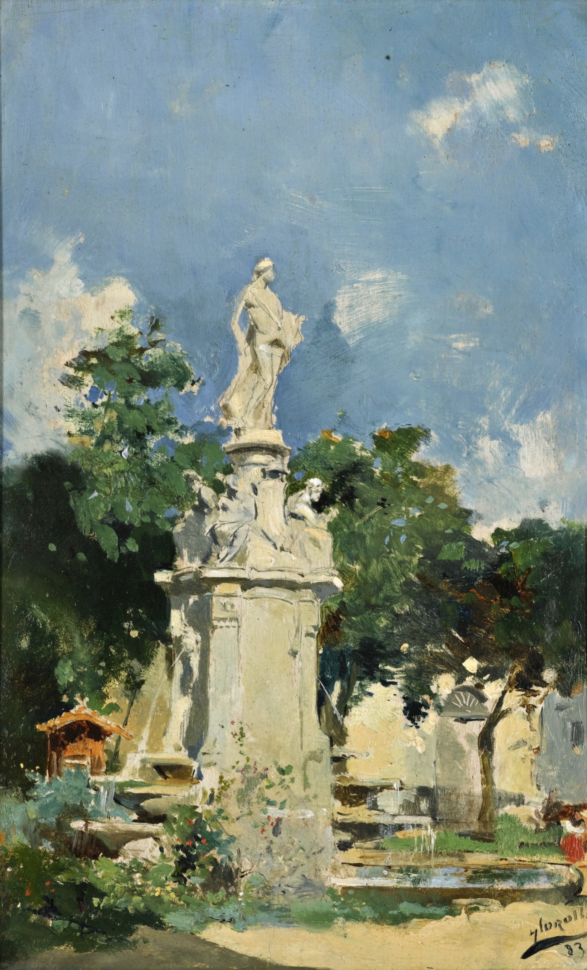 Joaquín Sorolla — The Fountain of Apollo, Madrid | Fine Art Print