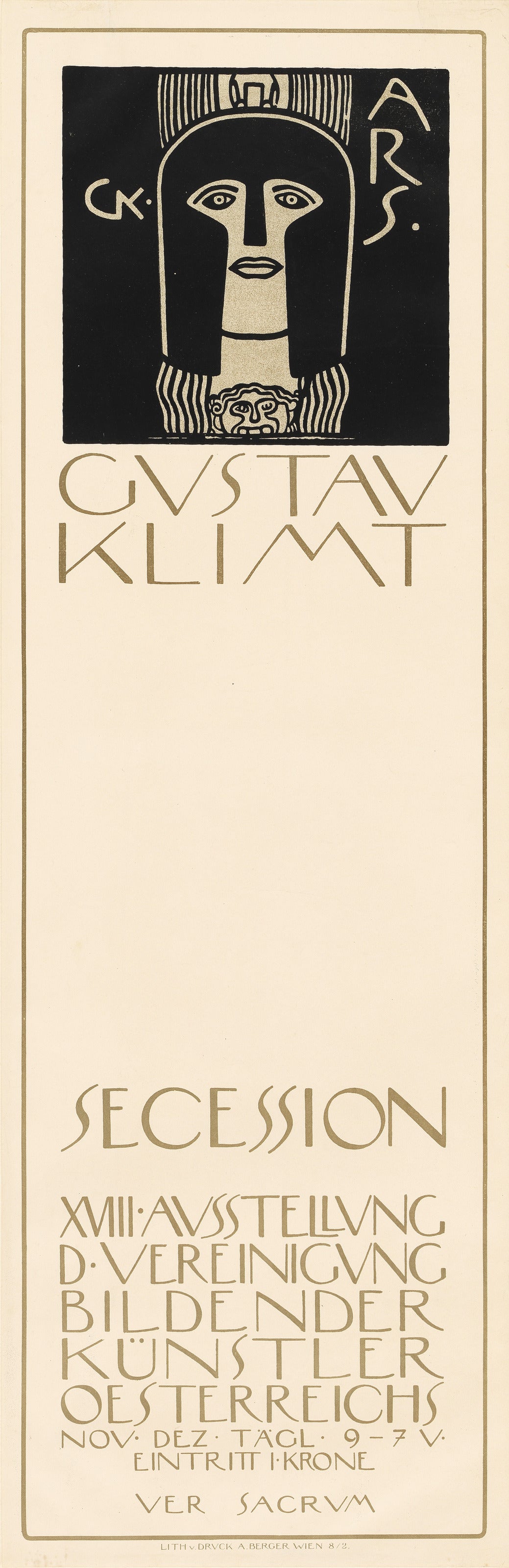 Gustav Klimt — Poster for the 18th Secession Exhibition | Fine Art Print
