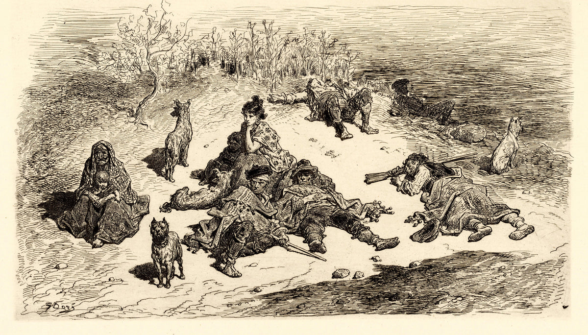 Gustave Doré — Spanish Smugglers (Contrebandiers espagnols) | Etching Print