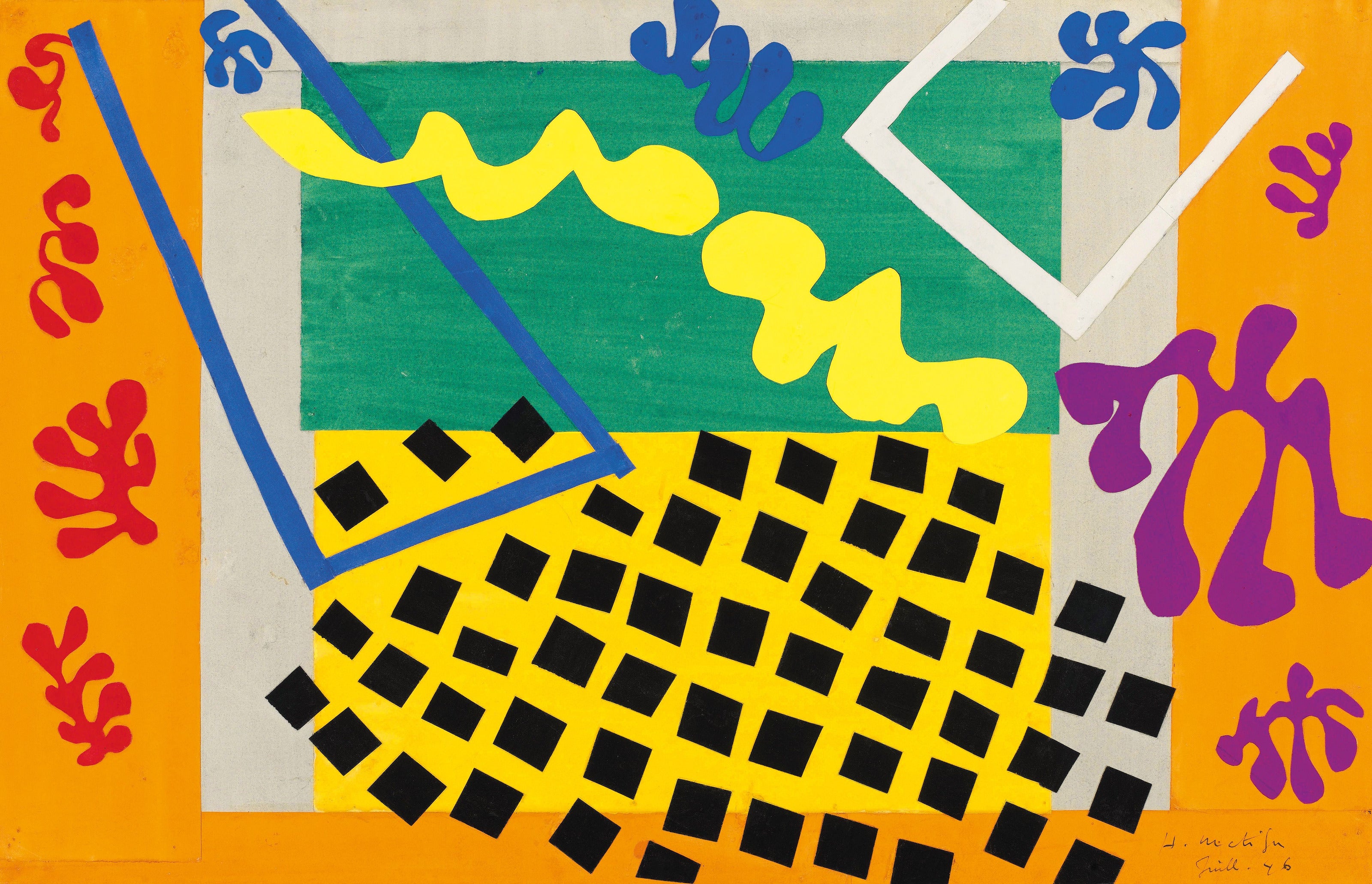 Henri Matisse — The Codomas | Papiers Découpés Fine Art Print