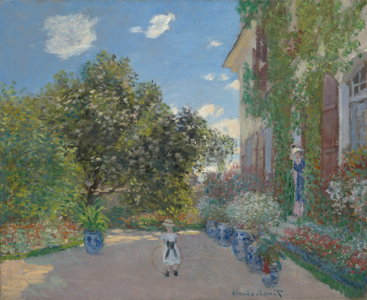 Claude Monet — The Artist's House at Argenteuil | Fine Art Print