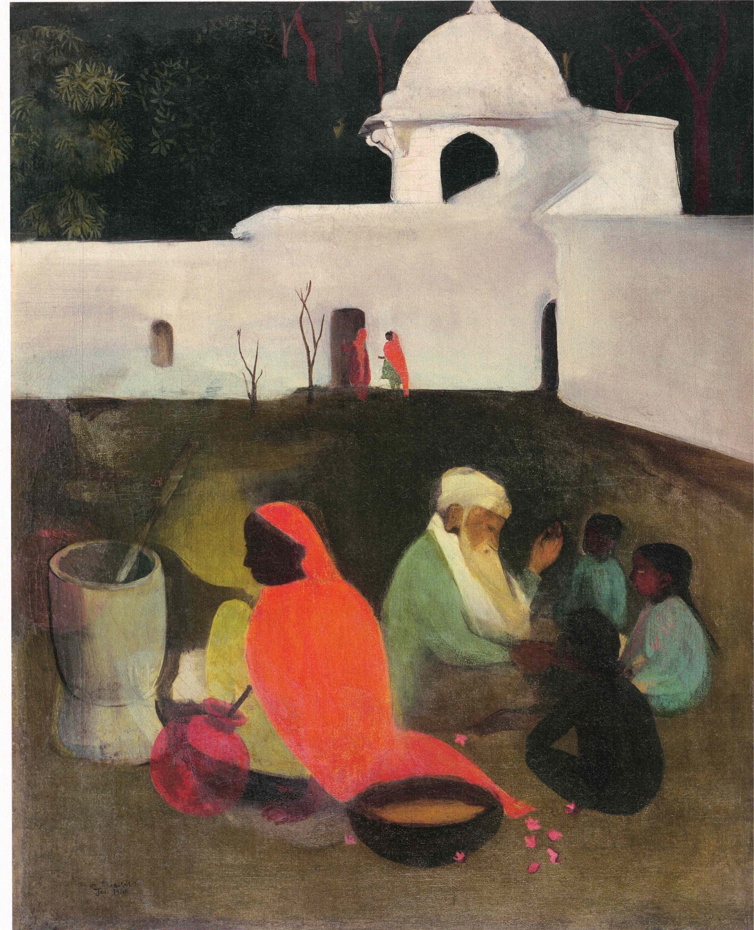 Amrita Sher-Gil — Ancient Story Teller | Fine Art Giclée Print