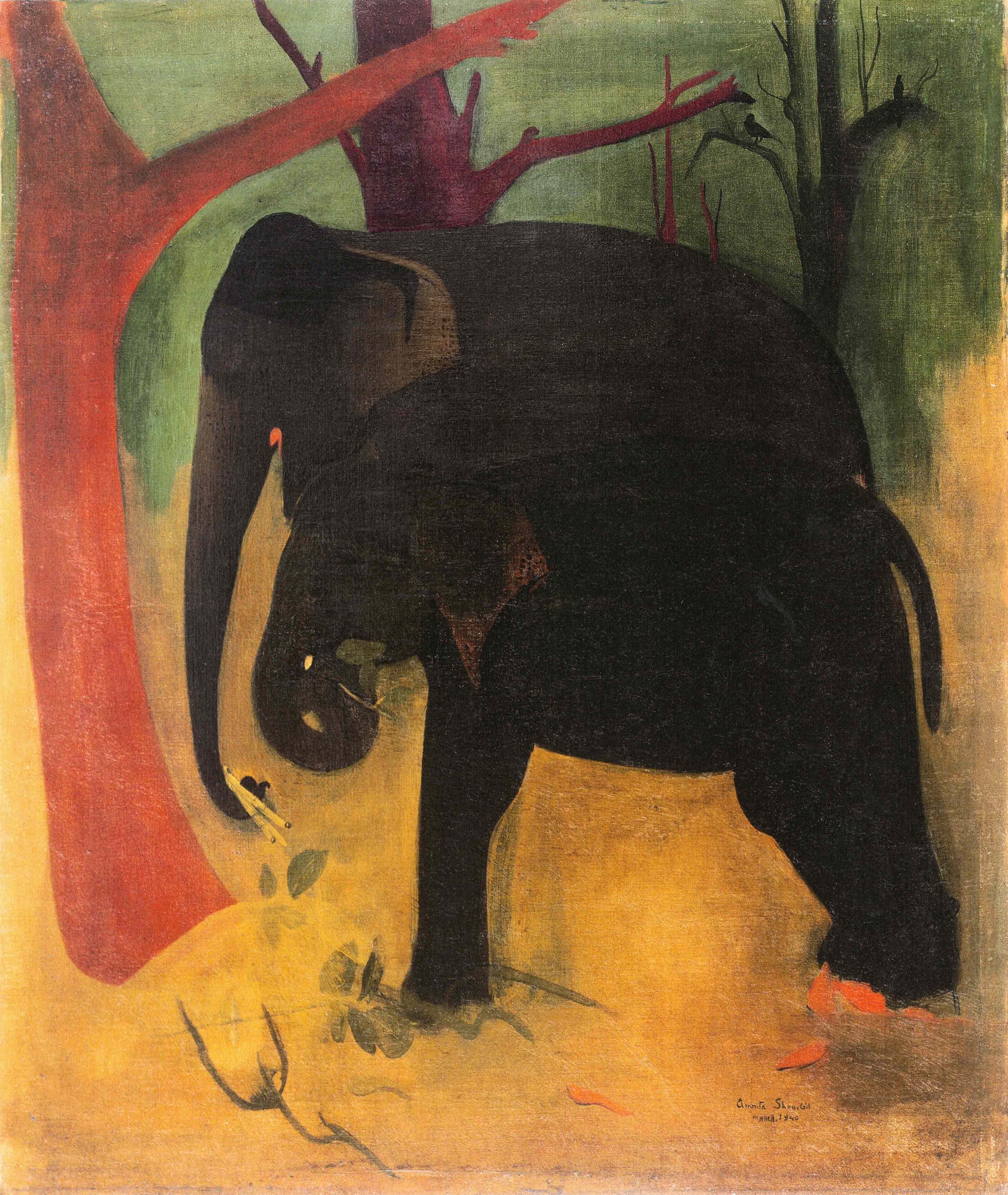 Amrita Sher-Gil — Elephants | Fine Art Giclée Print