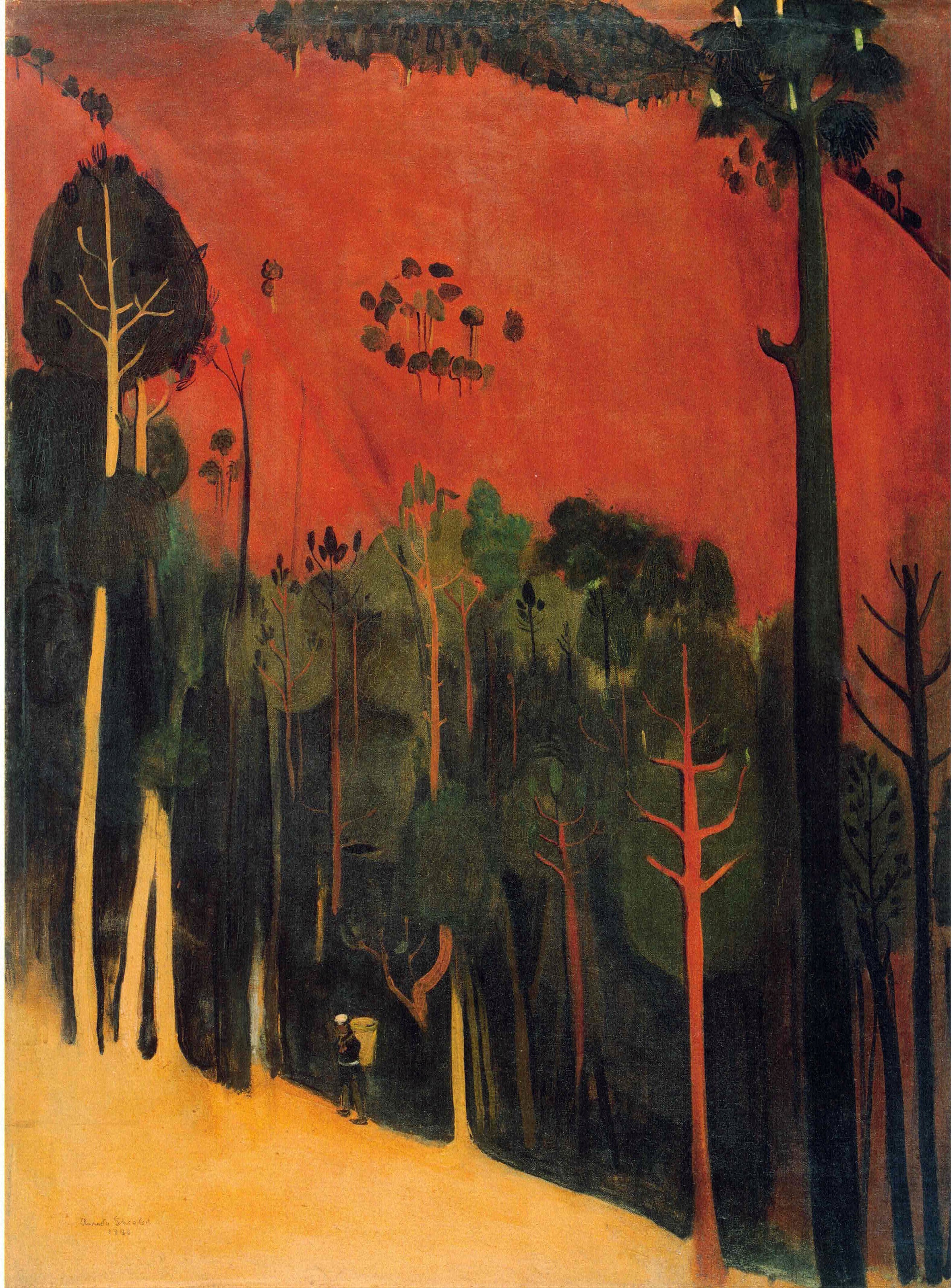Amrita Sher-Gil — Hillside | Fine Art Giclée Print