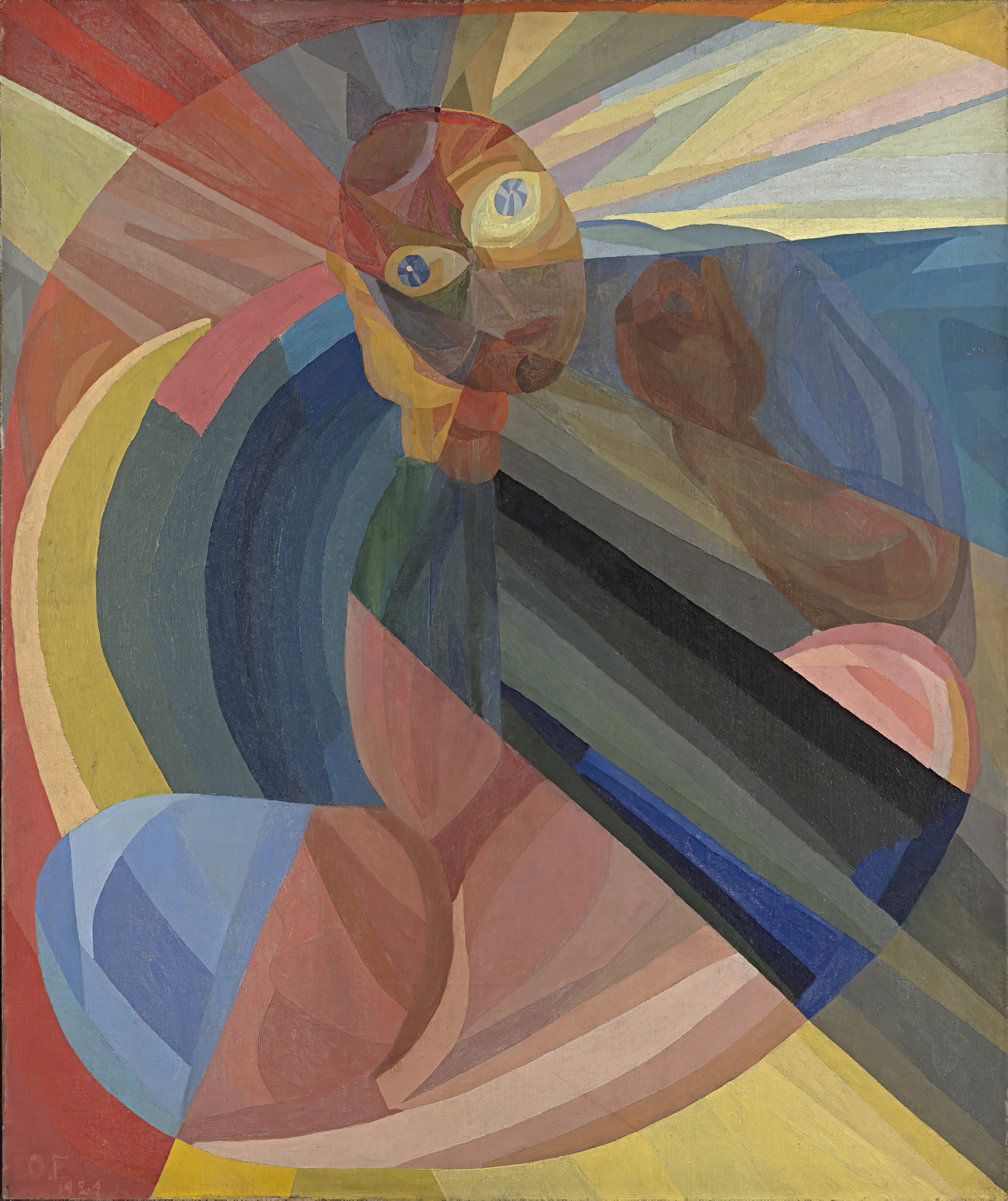 Otto Freundlich — Die Mutter (1921) | The Mother — Early Abstract Figure Fine Art Print