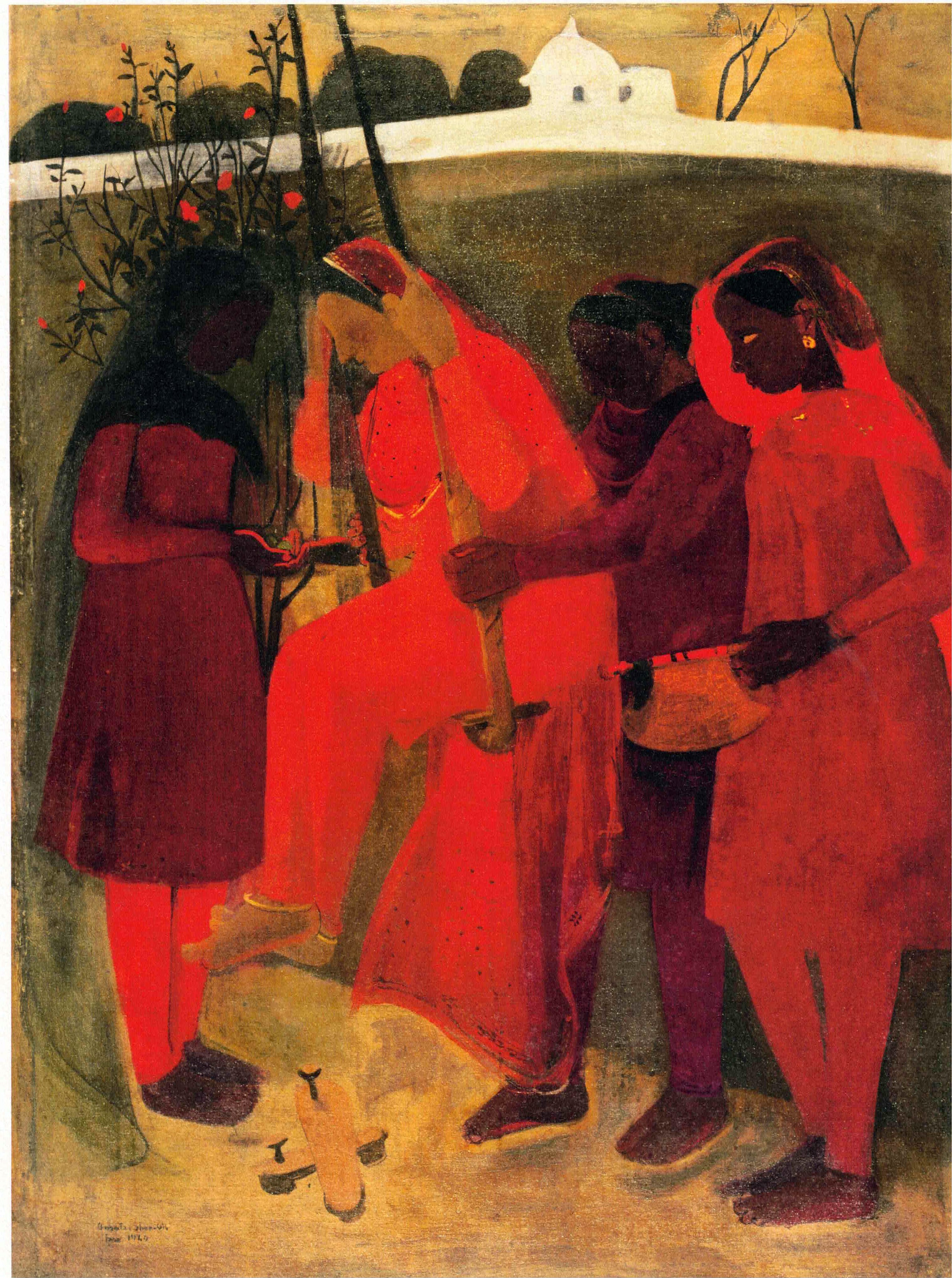 Amrita Sher-Gil — The Swing | Fine Art Giclée Print