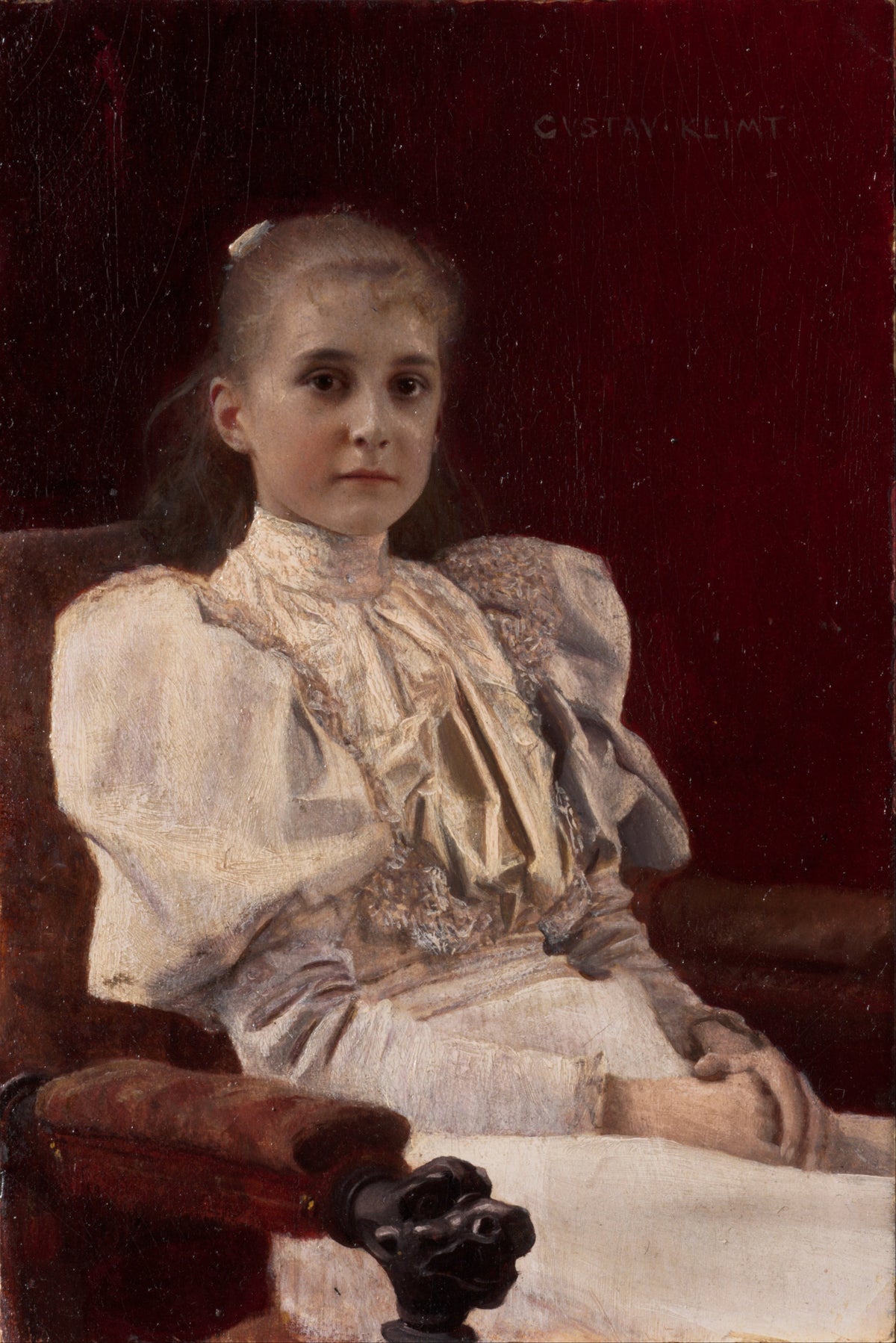 Gustav Klimt — Seated Young Girl | Fine Art Print