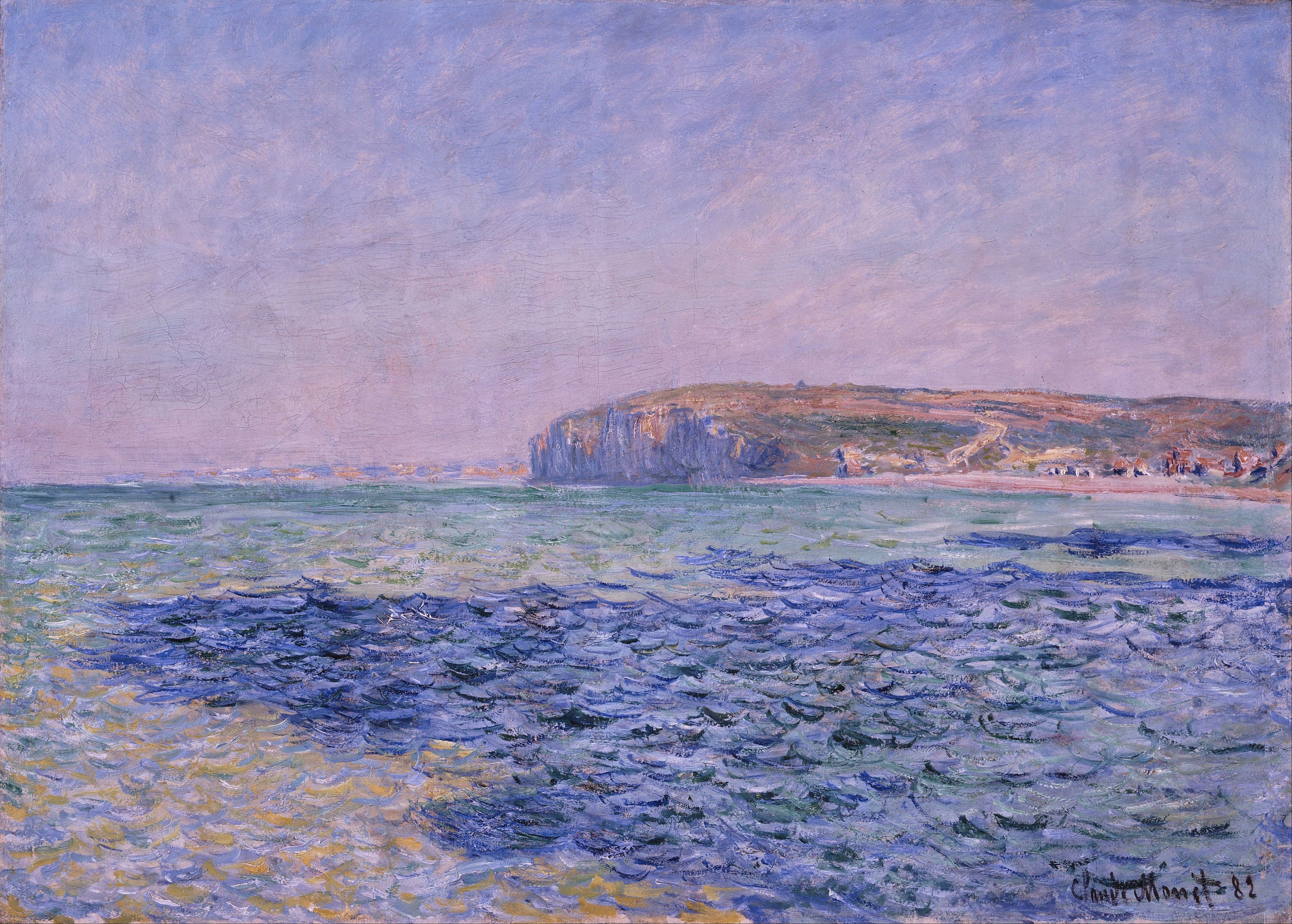 Claude Monet — Shadows on the Sea. The Cliffs at Pourville | Fine Art Print