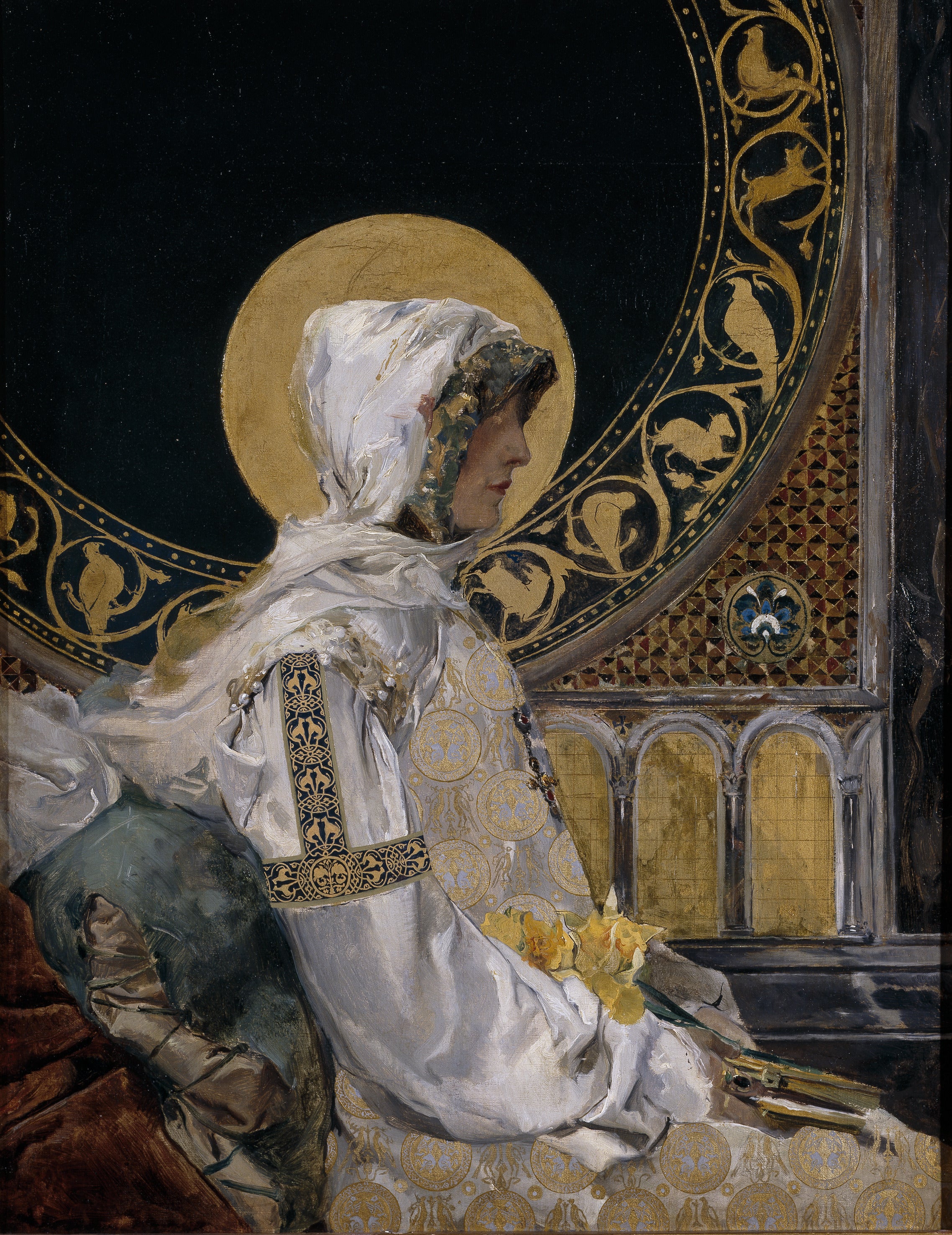 Joaquín Sorolla — Saint in Prayer (Santa en oración) | Fine Art Print