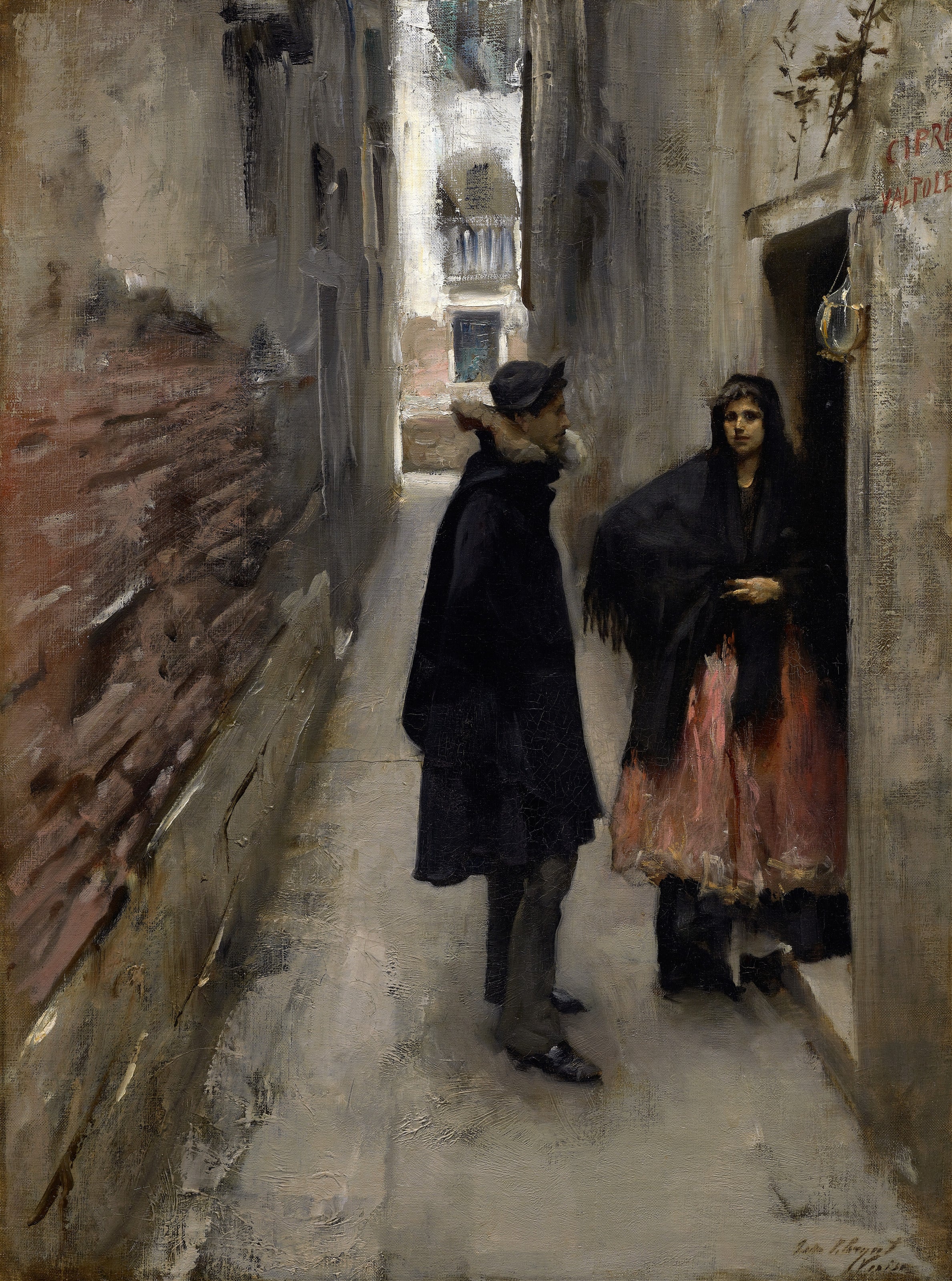 John Singer Sargent — A Street in Venice | Fine Art Print