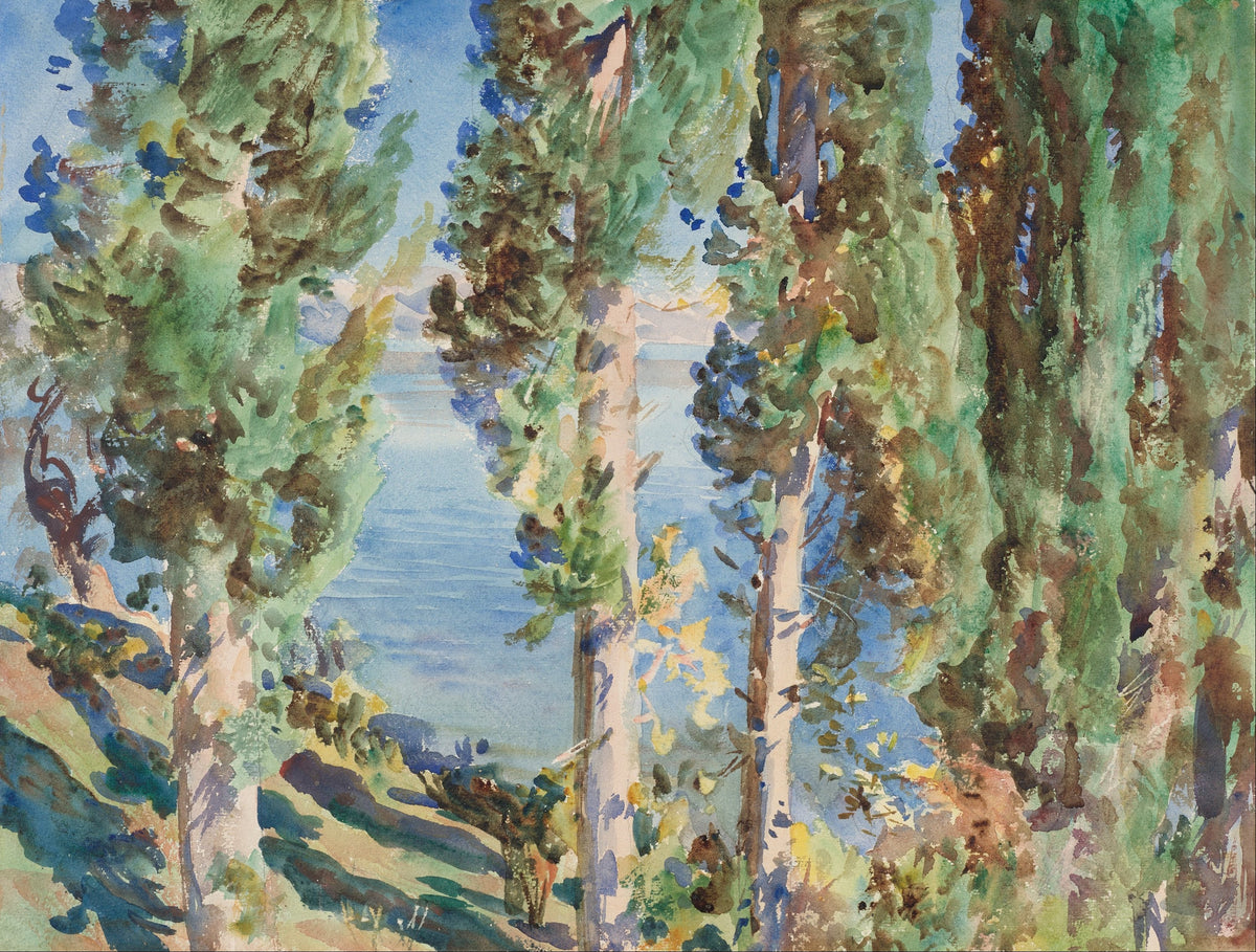 John Singer Sargent — Corfu: Cypresses | Fine Art Print