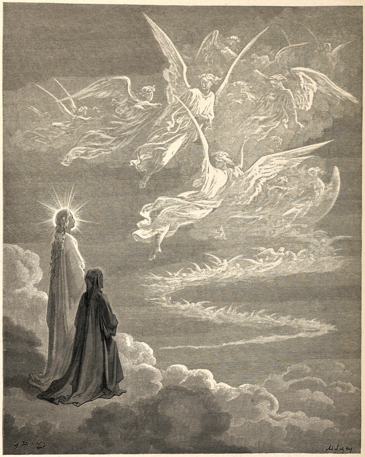 Gustave Doré — Paradiso, Canto XVIII: The Eagle of Souls | Dante Illustration Print