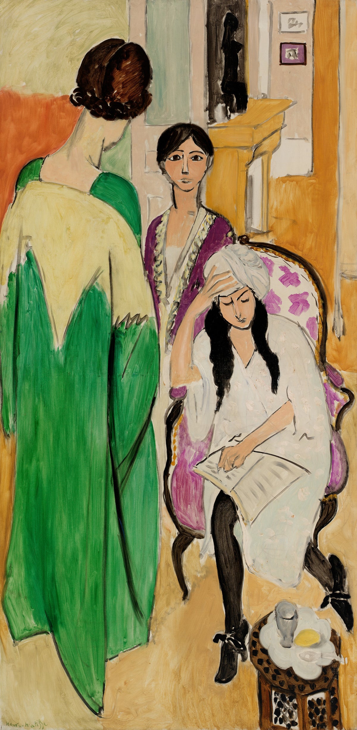 Henri Matisse — Three Sisters with an African Sculpture | Fine Art Print