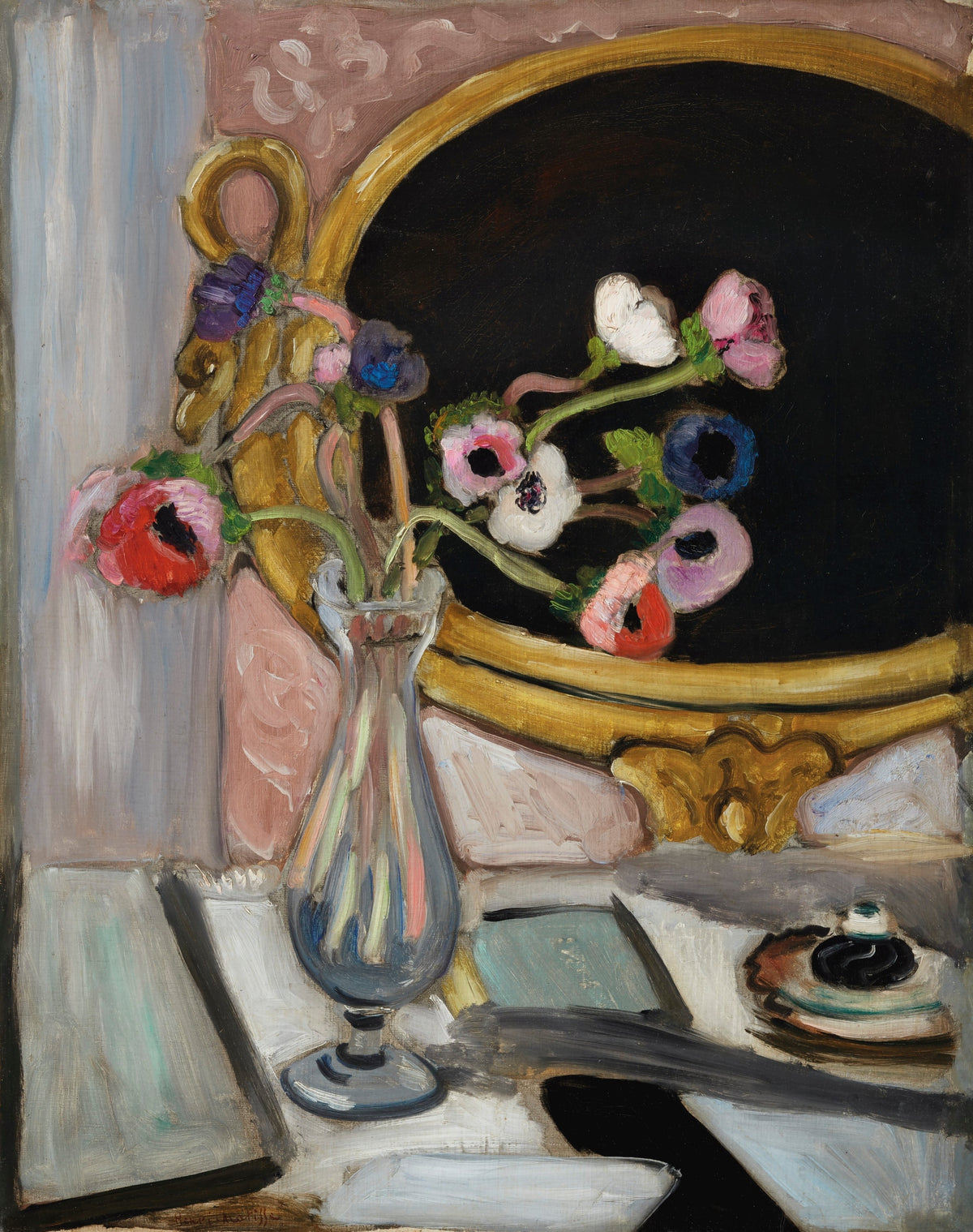 Henri Matisse — Anemones in a Black Mirror | Fine Art Print