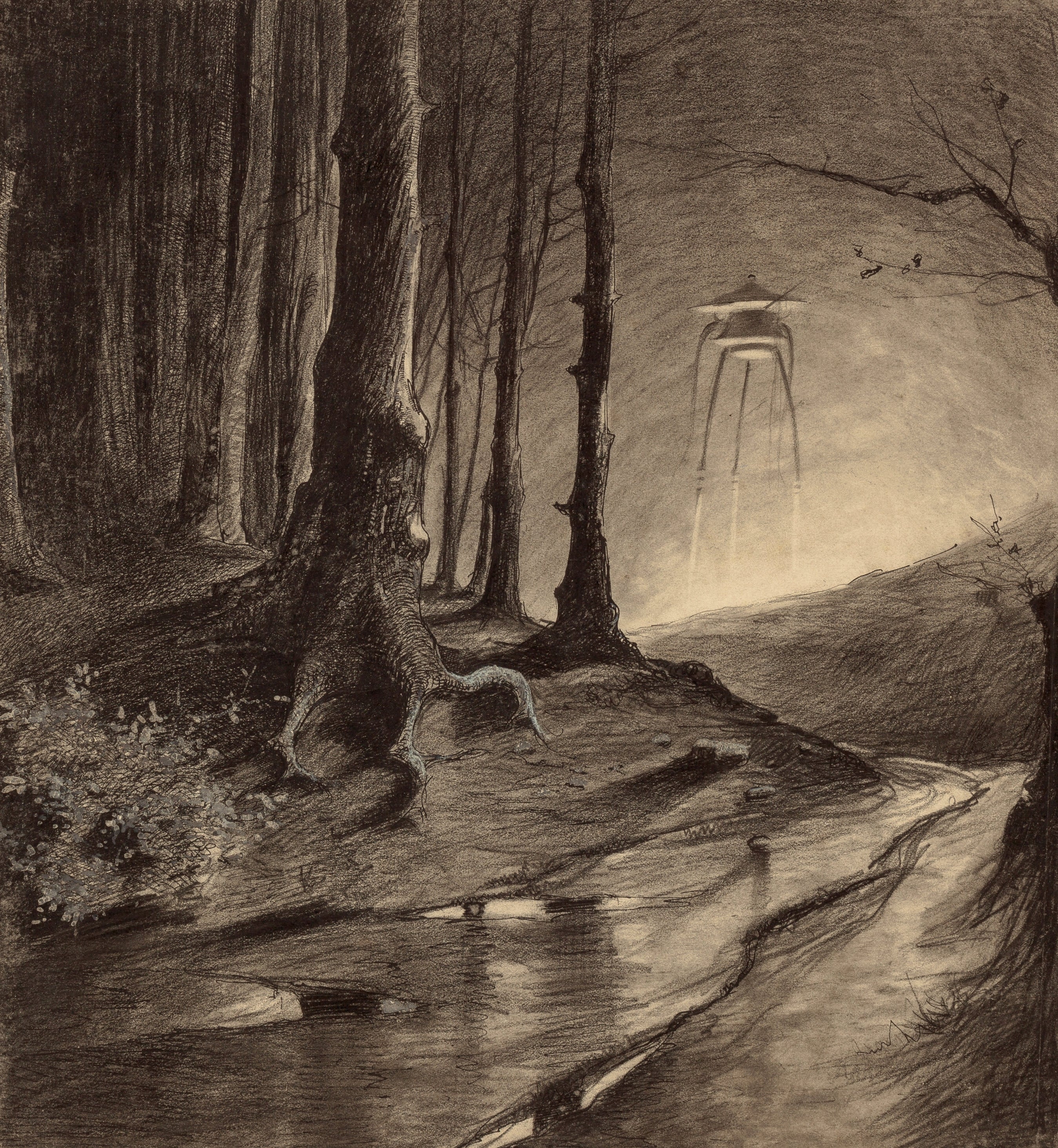 Henrique Alvim Corrêa — Martian in the Forest (1906) | Science Fiction Illustration Print