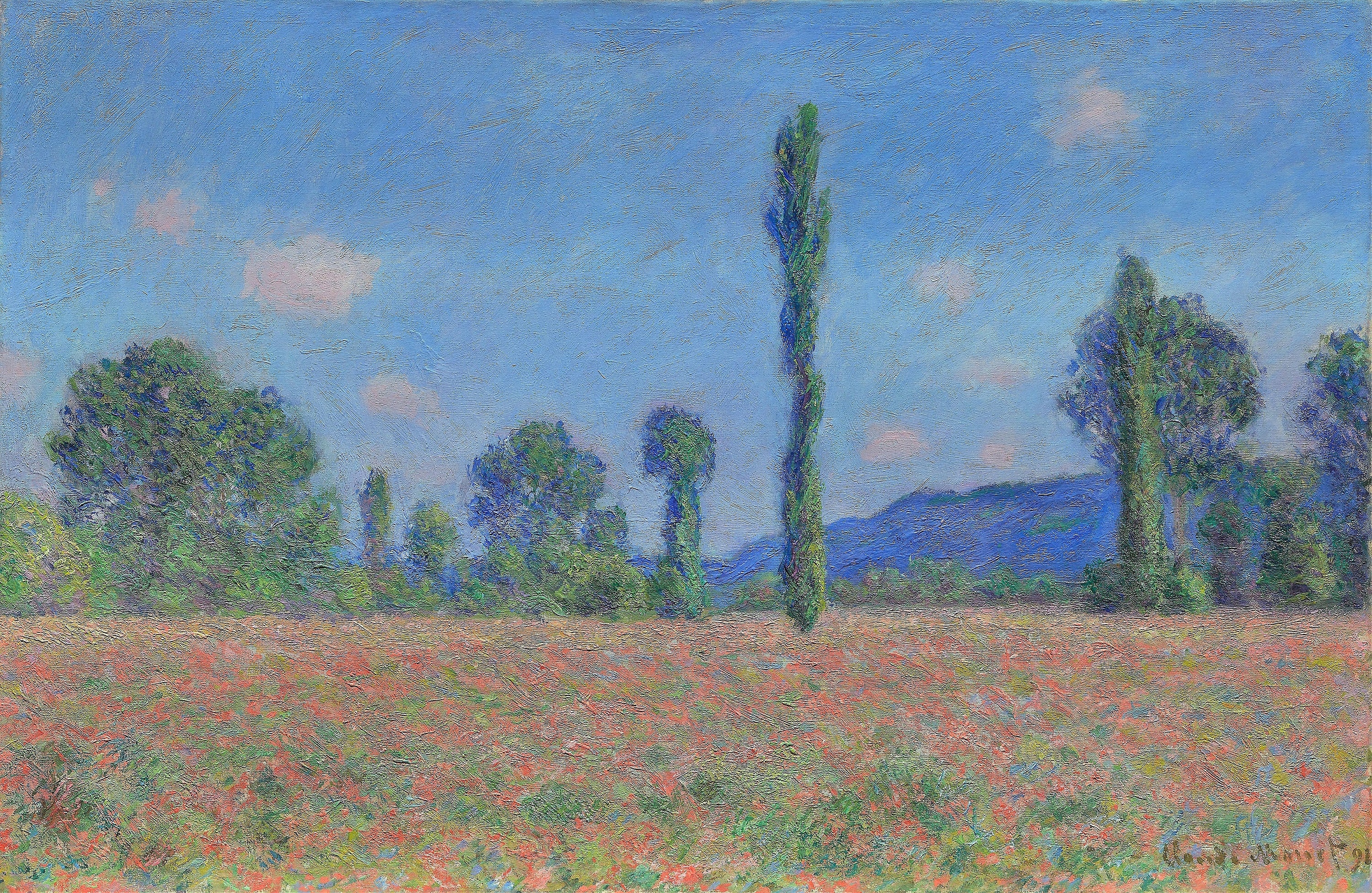 Claude Monet — Poppy Field (Giverny) | Fine Art Print