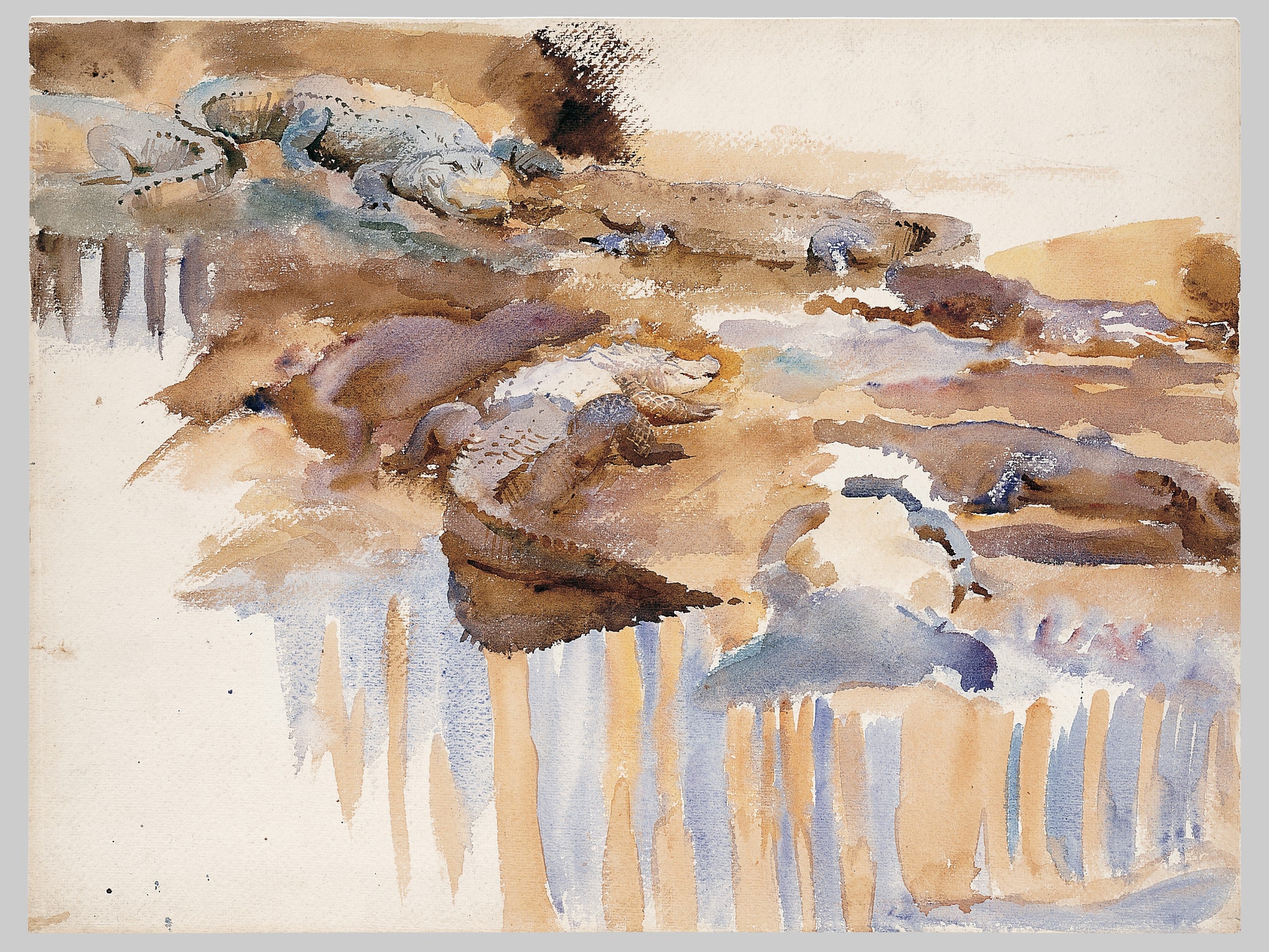 John Singer Sargent — Alligators | Fine Art Print