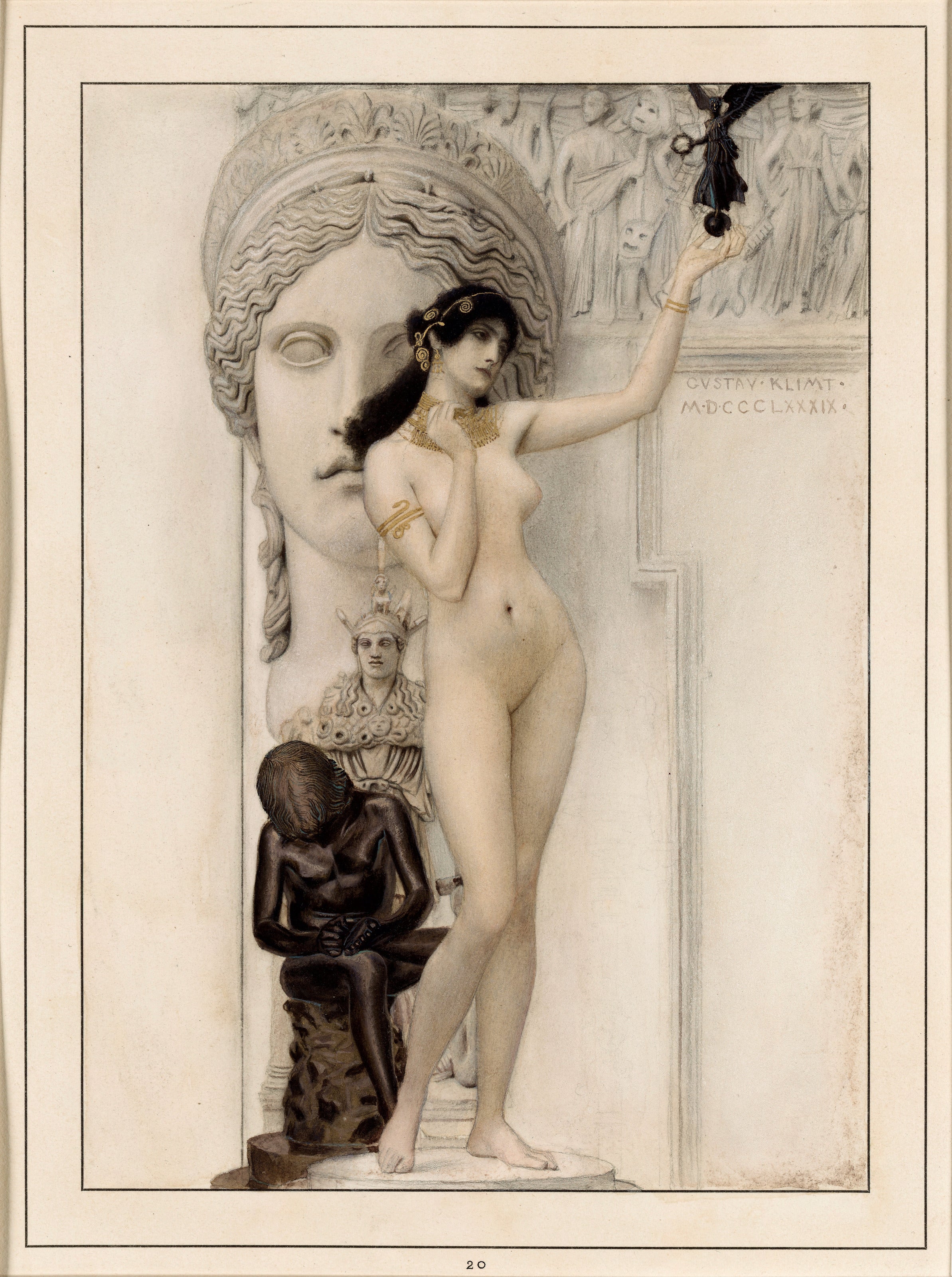 Gustav Klimt — Allegory of Sculpture | Fine Art Print