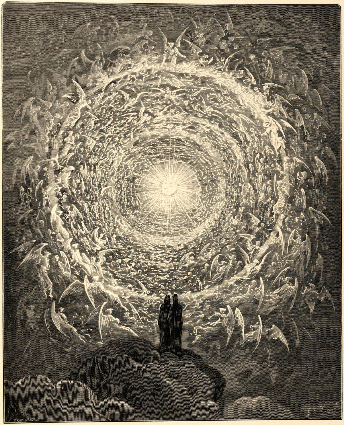 Gustave Doré — Paradiso, Canto XXXI: The Celestial Rose | Dante Illustration Print