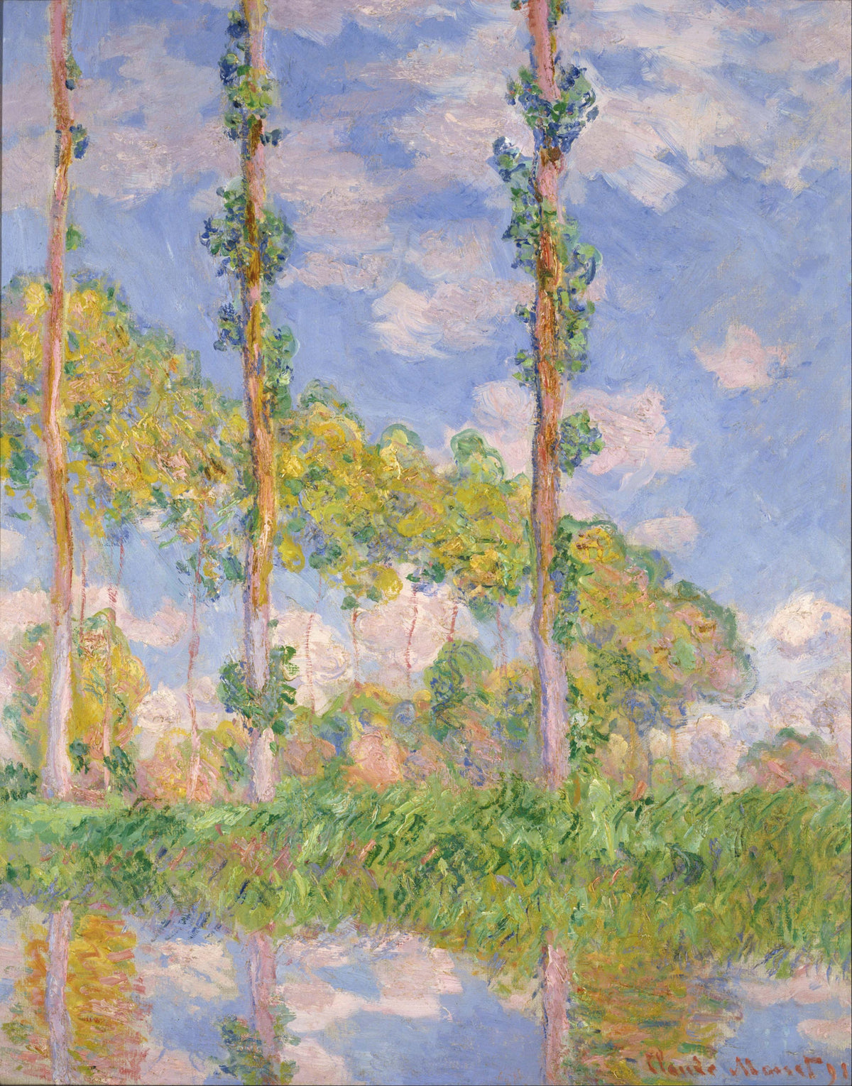 Claude Monet — Poplars in the Sun | Fine Art Print