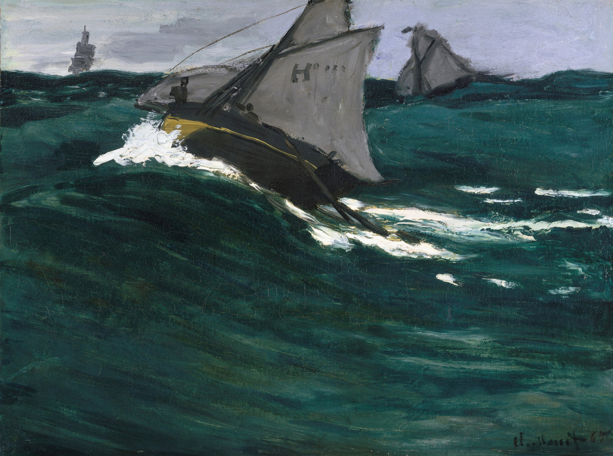 Claude Monet — The Green Wave | Fine Art Print
