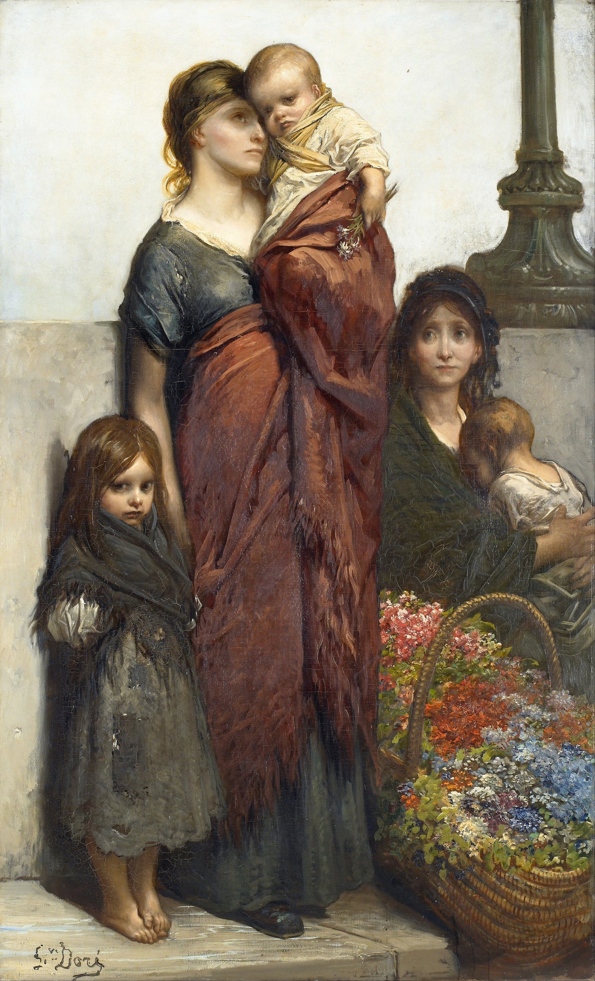 Gustave Doré — Flower Sellers of London | Fine Art Print