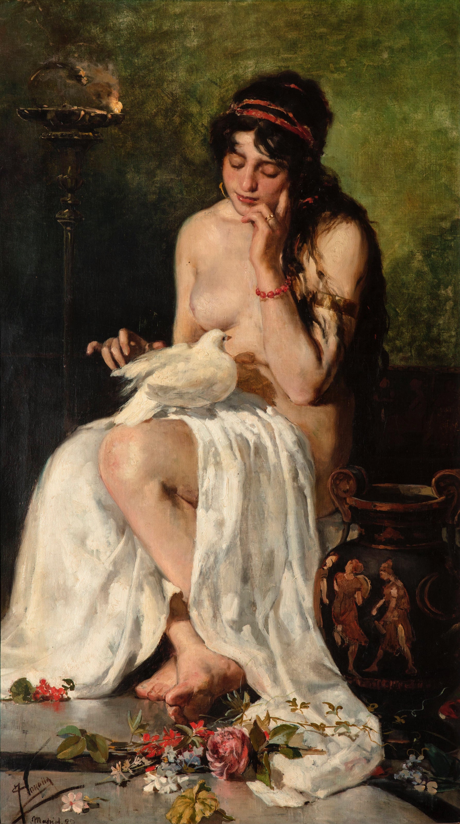 Joaquín Sorolla — The Slave and the Dove | Fine Art Print