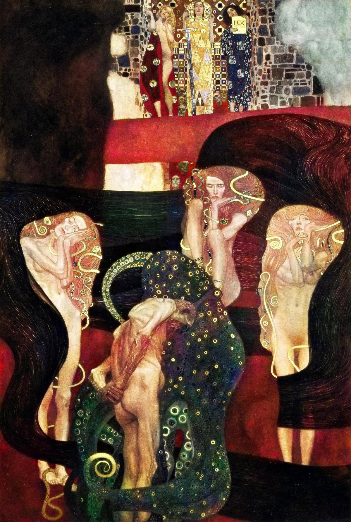 Gustav Klimt — Jurisprudence | Fine Art Print