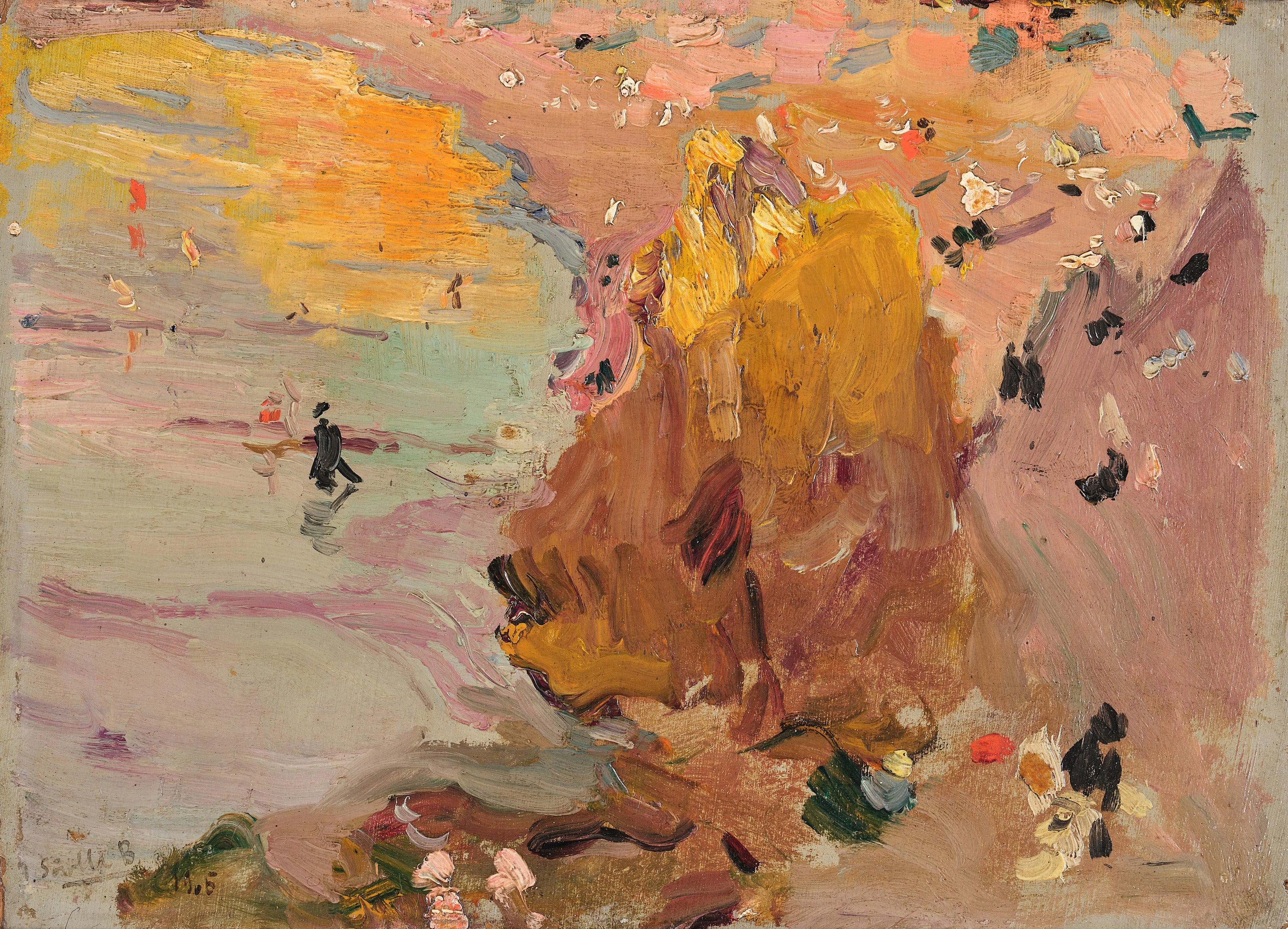 Joaquín Sorolla — Beach of Biarritz | Fine Art Print