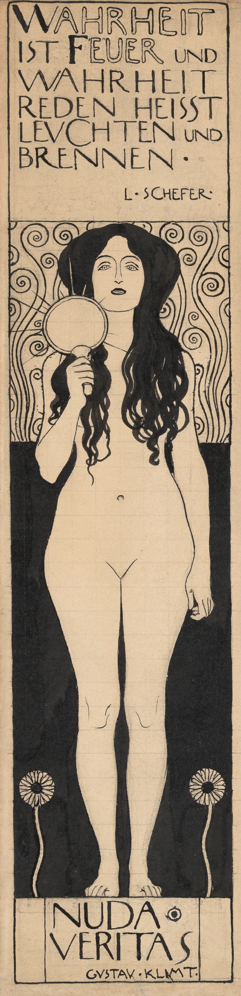 Gustav Klimt — Nuda Veritas (Ver Sacrum) | Fine Art Print