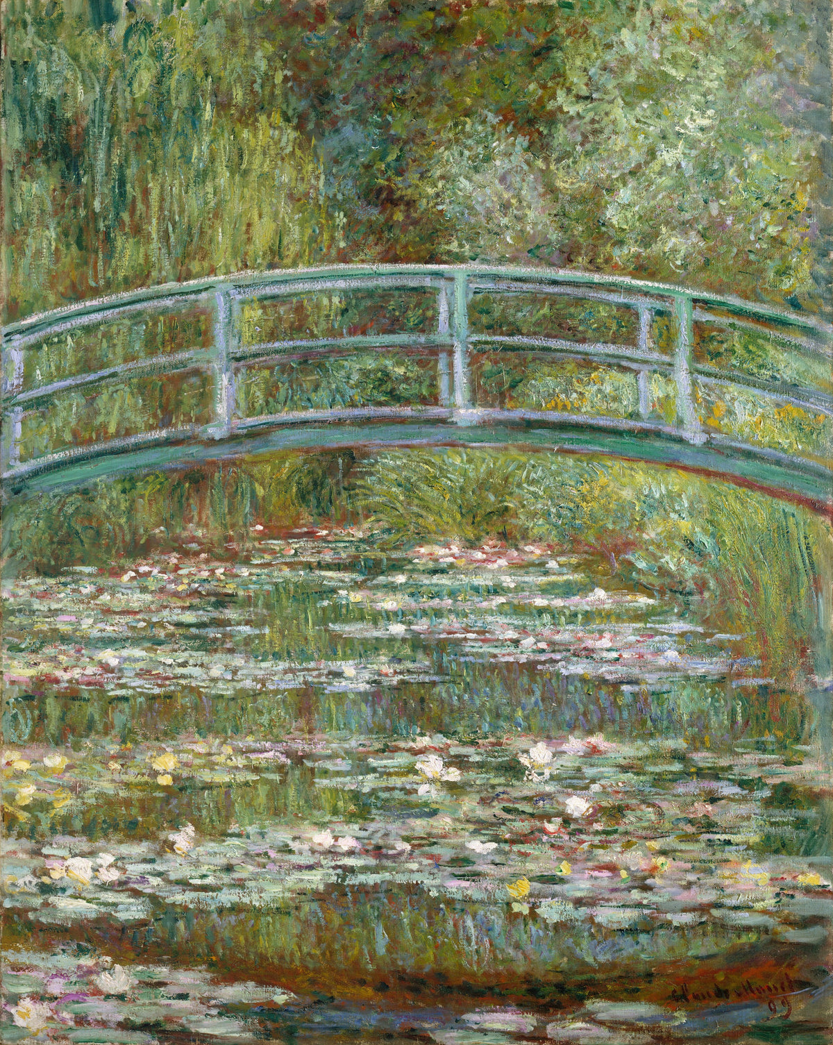 Claude Monet — Bridge over a Pond of Water Lilies | Fine Art Print