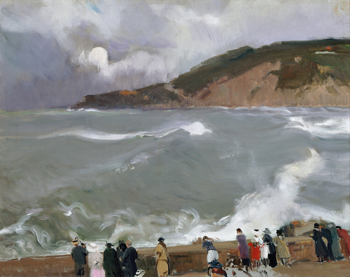 Joaquín Sorolla — Breakwater, San Sebastián | Fine Art Print