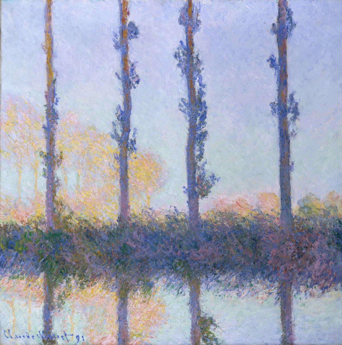 Claude Monet — The Four Trees | Fine Art Print